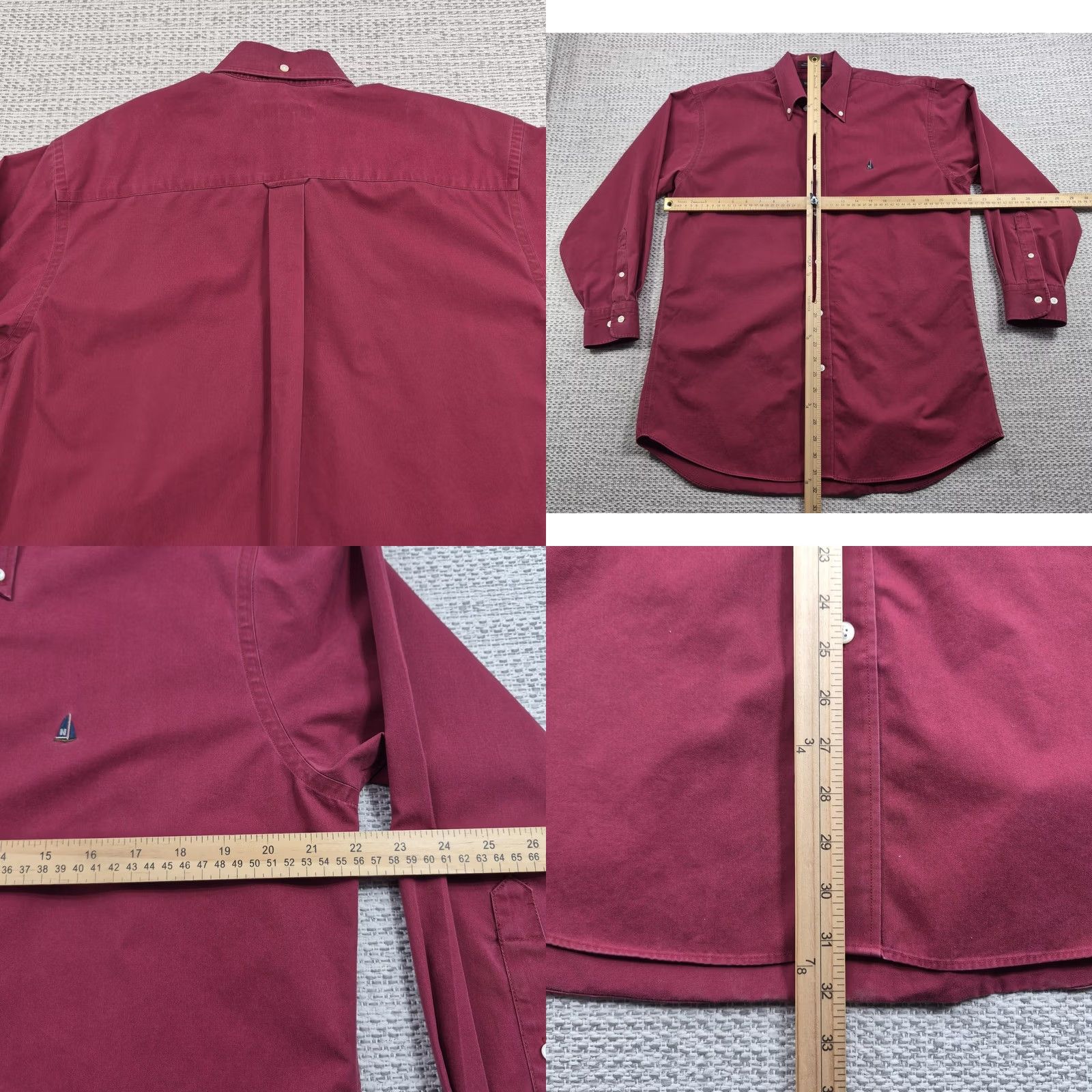 Nordstrom Nordstrom Mens Dress Shirt Small Red Button Up Smartcare Non Iron Casual Size US S / EU 44-46 / 1 - 8 Thumbnail