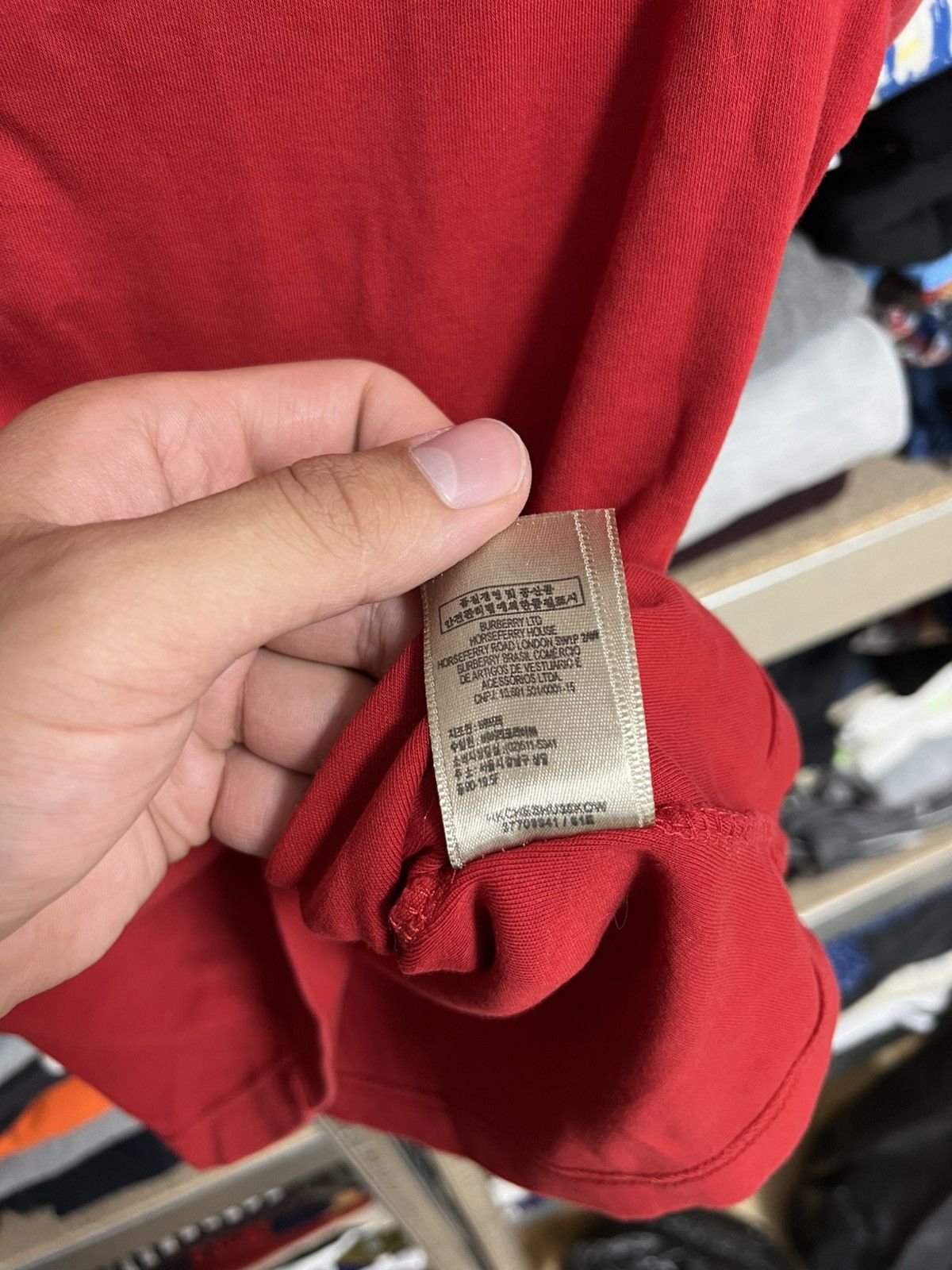 Burberry Burberry Brit Women’s Short Sleeve Polo Shirt Crop Top Sz L Size L / US 10 / IT 46 - 6 Thumbnail