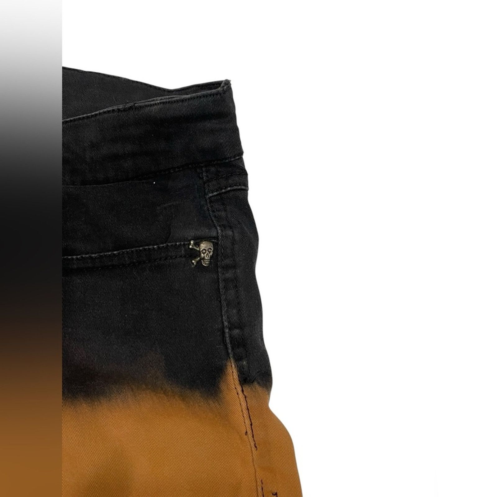 Tripp NYC Tripp nyc Women's Black and Tan Ombre Shorts Size:11 Size 32" / US 10 / IT 46 - 5 Thumbnail