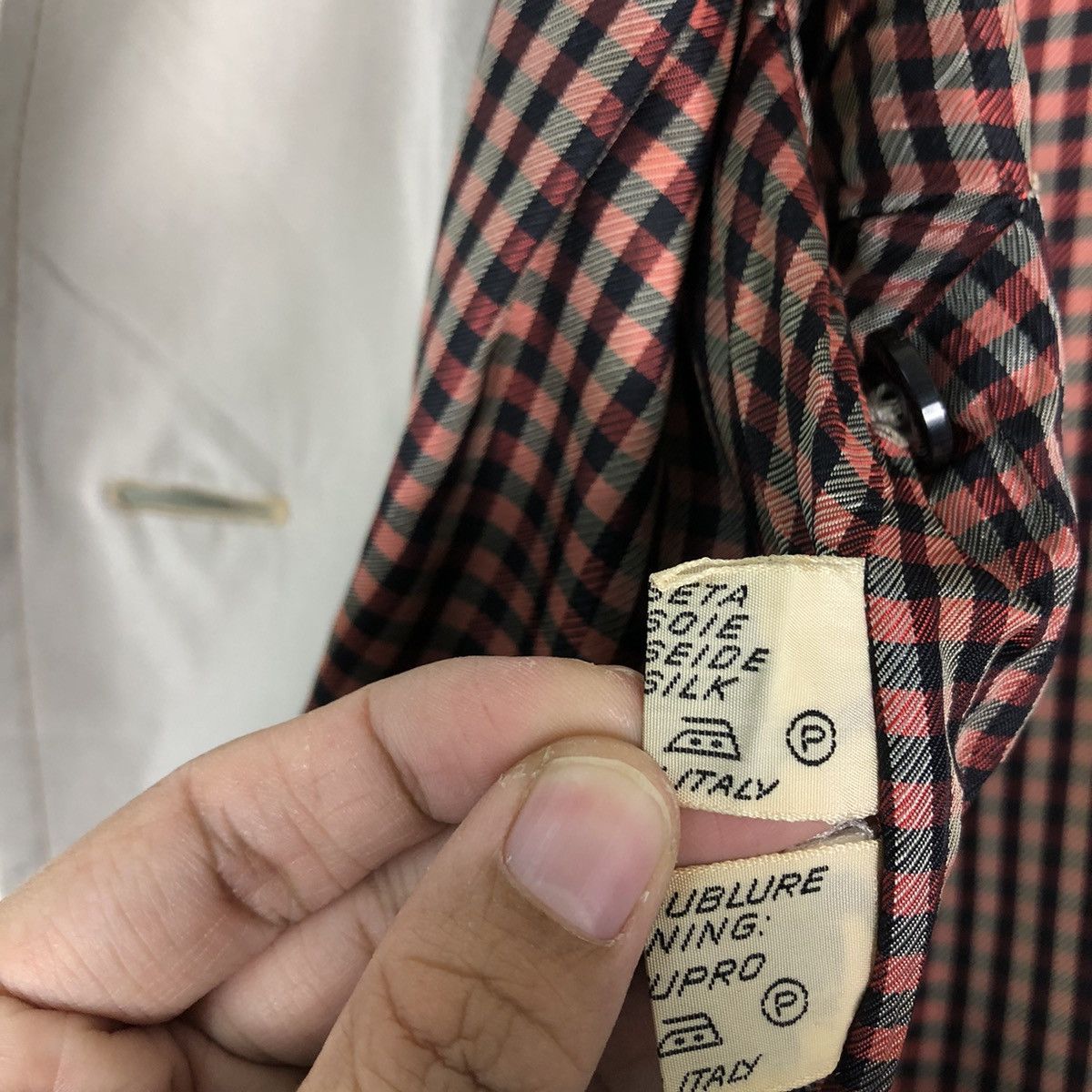 Herno 🔥Vintage Long Fly Coats Jacket Herno Italy Tartan Lining Size US M / EU 48-50 / 2 - 17 Thumbnail