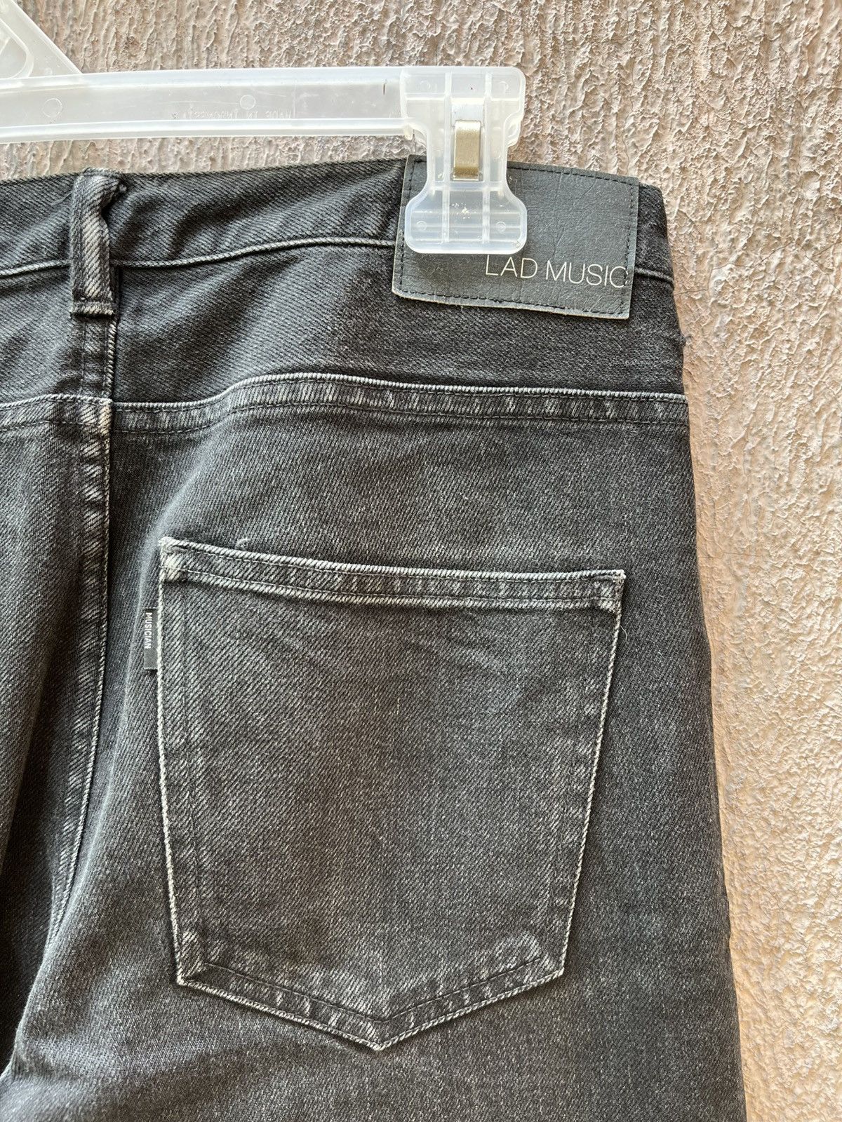 Japanese Brand LAD Musician Denim Black Wash Size US 30 / EU 46 - 10 Thumbnail