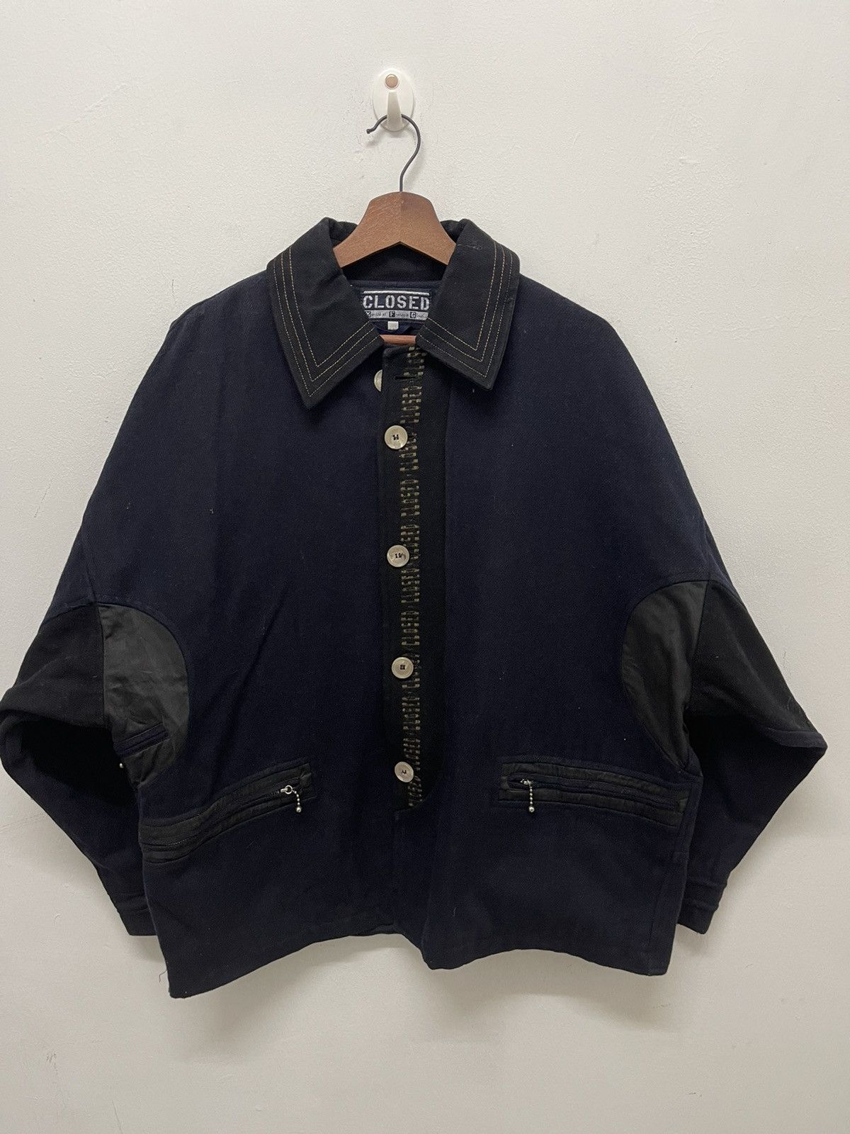 Marithe + Francois Girbaud 🔥ARCHIVE🔥Vtg 80’s CLOSED Marithe Francois Girbaud VARSITY Size US L / EU 52-54 / 3 - 7 Thumbnail