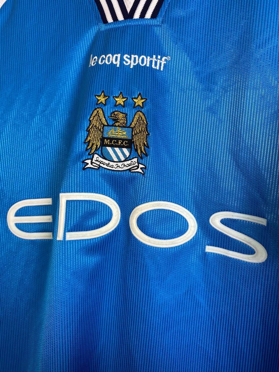Le Coq Sportif × Vintage Manchester City 1999-2001 Vintage Home Shirt Jersey L Size US L / EU 52-54 / 3 - 2 Thumbnail