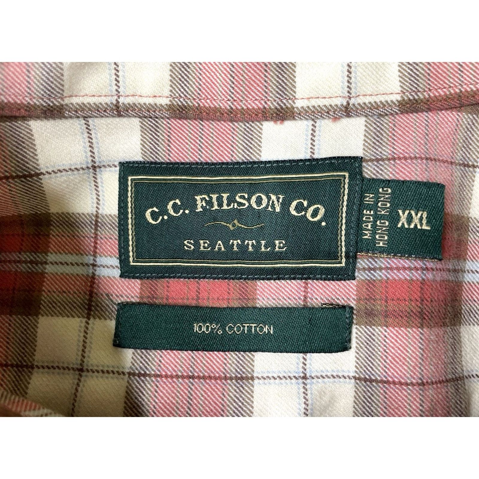 Filson Filson Shirt Plaid Button-Up Long Sleeve Cotton Flannel Men 2XL Multicolor Size US XXL / EU 58 / 5 - 3 Thumbnail