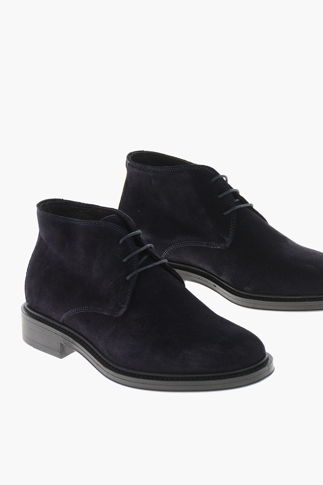 Testoni og1mm0226 Suede Ankle Boots in Blue Size US 8 / EU 41 - 2 Thumbnail