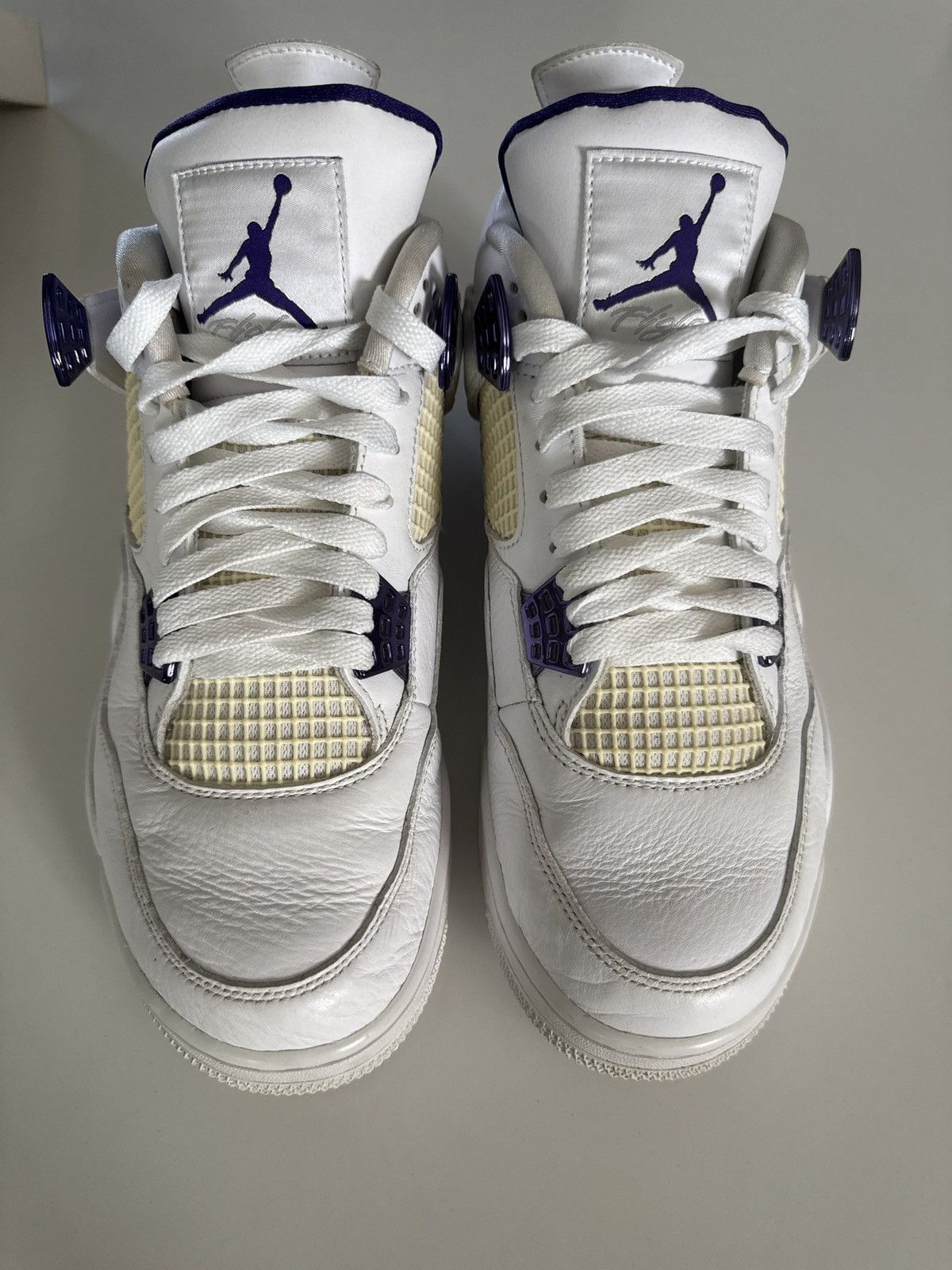 Jordan Brand Jordan 4 Metallic Purple Size US 10 / EU 43 - 3 Thumbnail