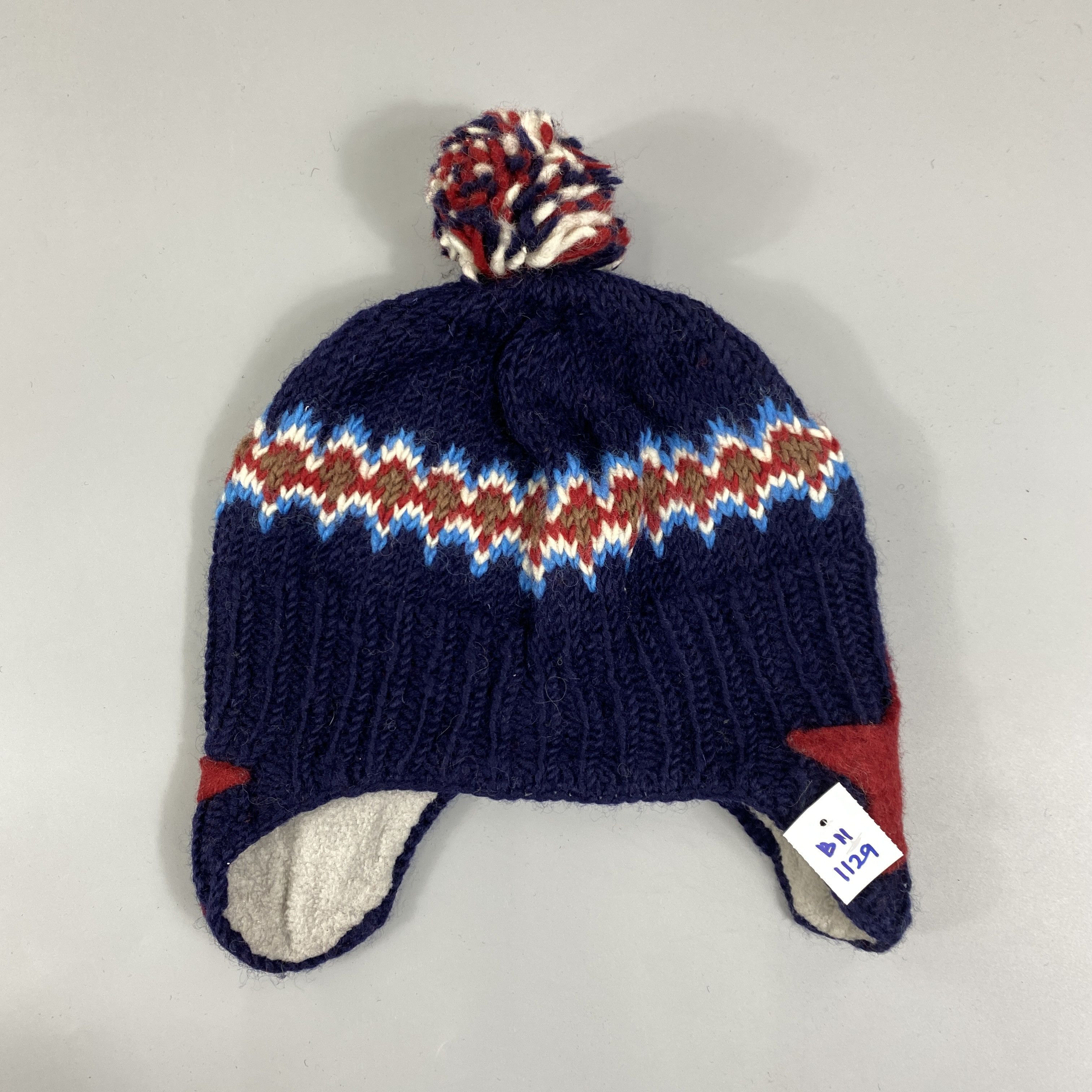 Japanese Brand Daddy Oh Daddy Ear Flap Beanie Hats-BN1129 Size ONE SIZE - 6 Thumbnail