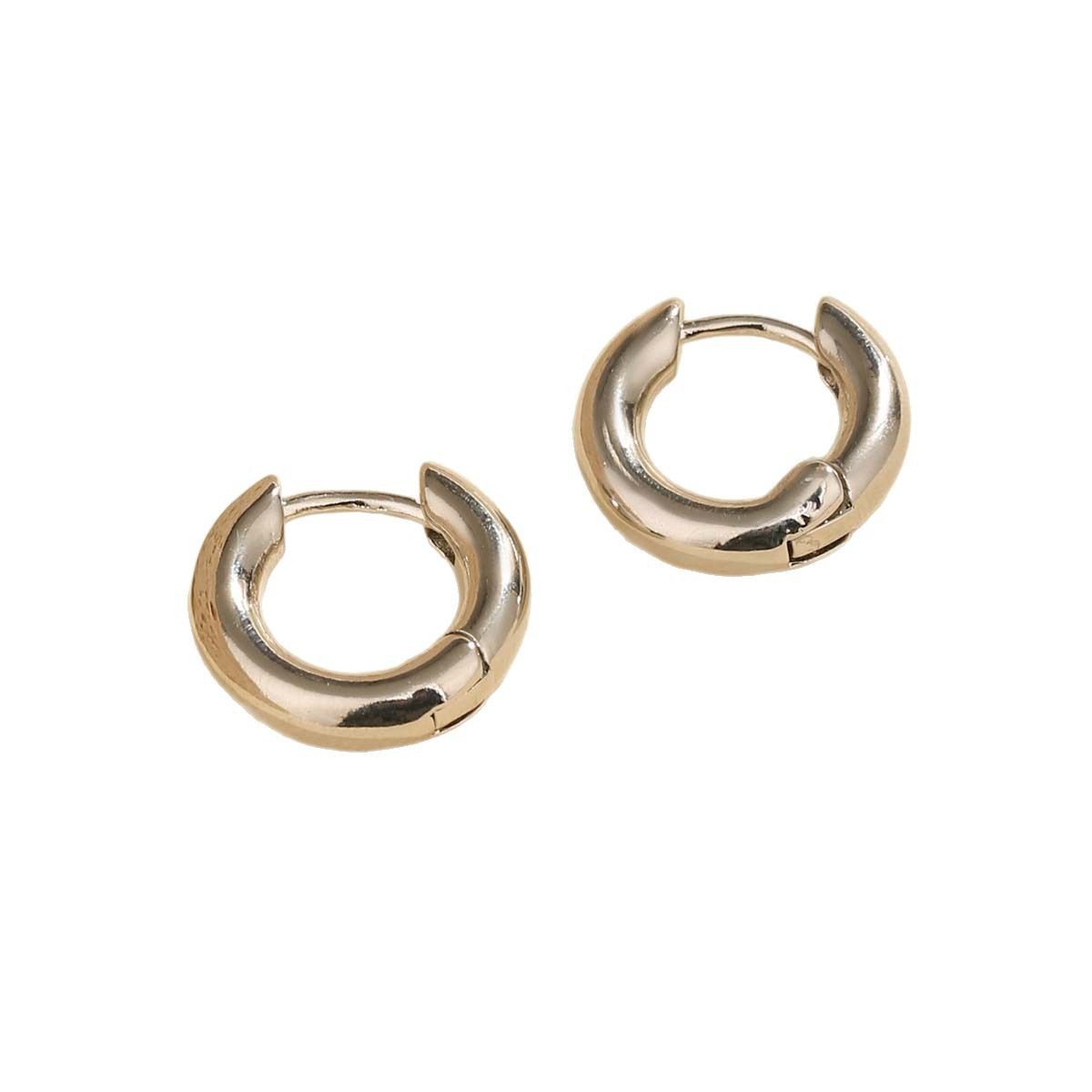 Jewelry Hip-hop Earrings One Pairs Chrome Jewelry Size ONE SIZE - 5 Thumbnail