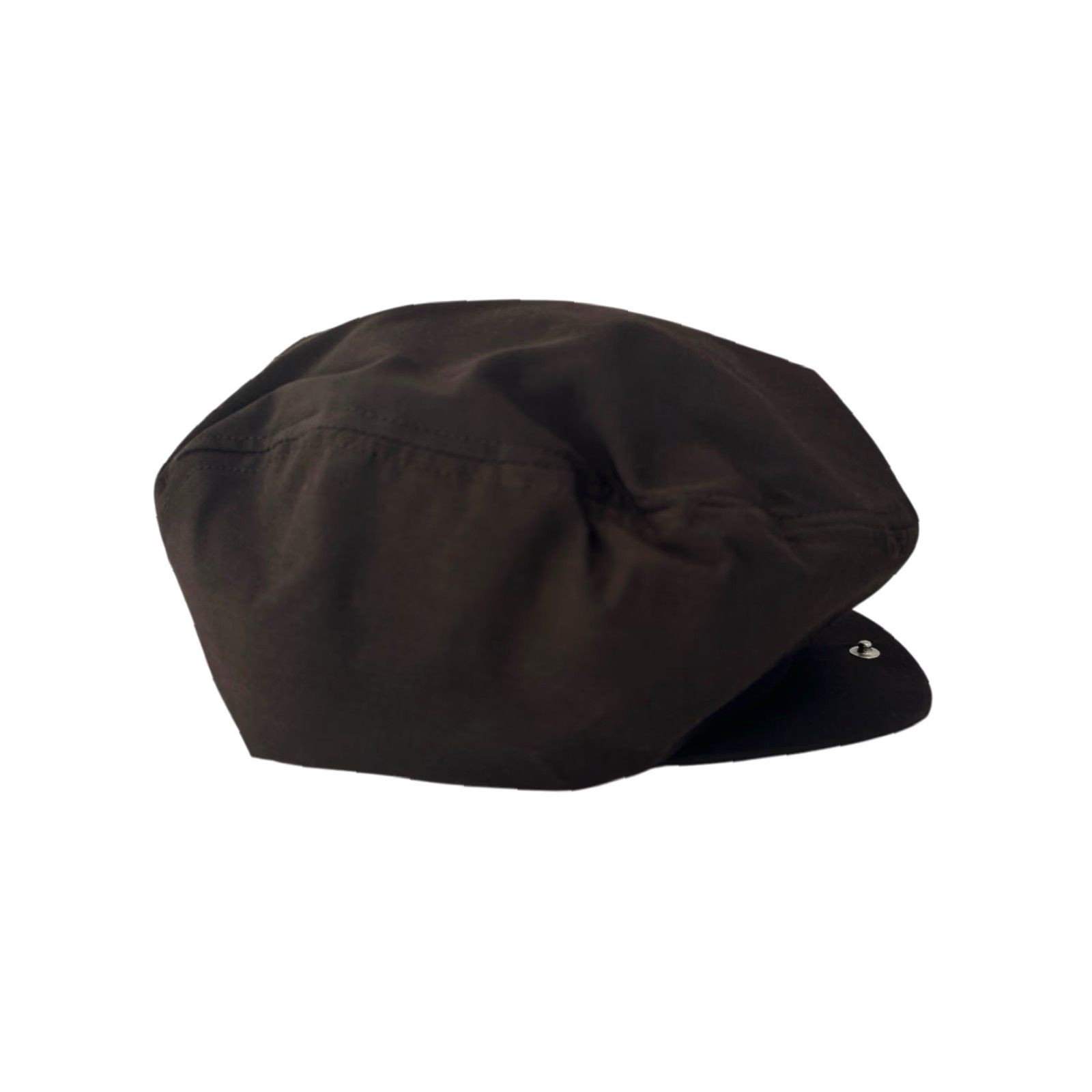 Vintage VINTAGE Unbranded Flat Cap Hat Adult XL NWOT Deadstock 90s Made in USA Brown Chocolate Goldsmith Snap On Bill Mens Size ONE SIZE - 5 Thumbnail