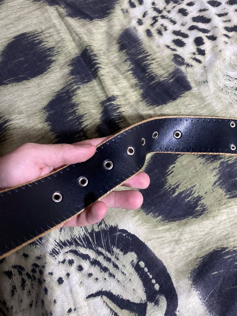 Japanese Brand Avant-garde Belt With Heavy Metal Chain Punk Emo Rock Goth Size ONE SIZE - 6 Thumbnail