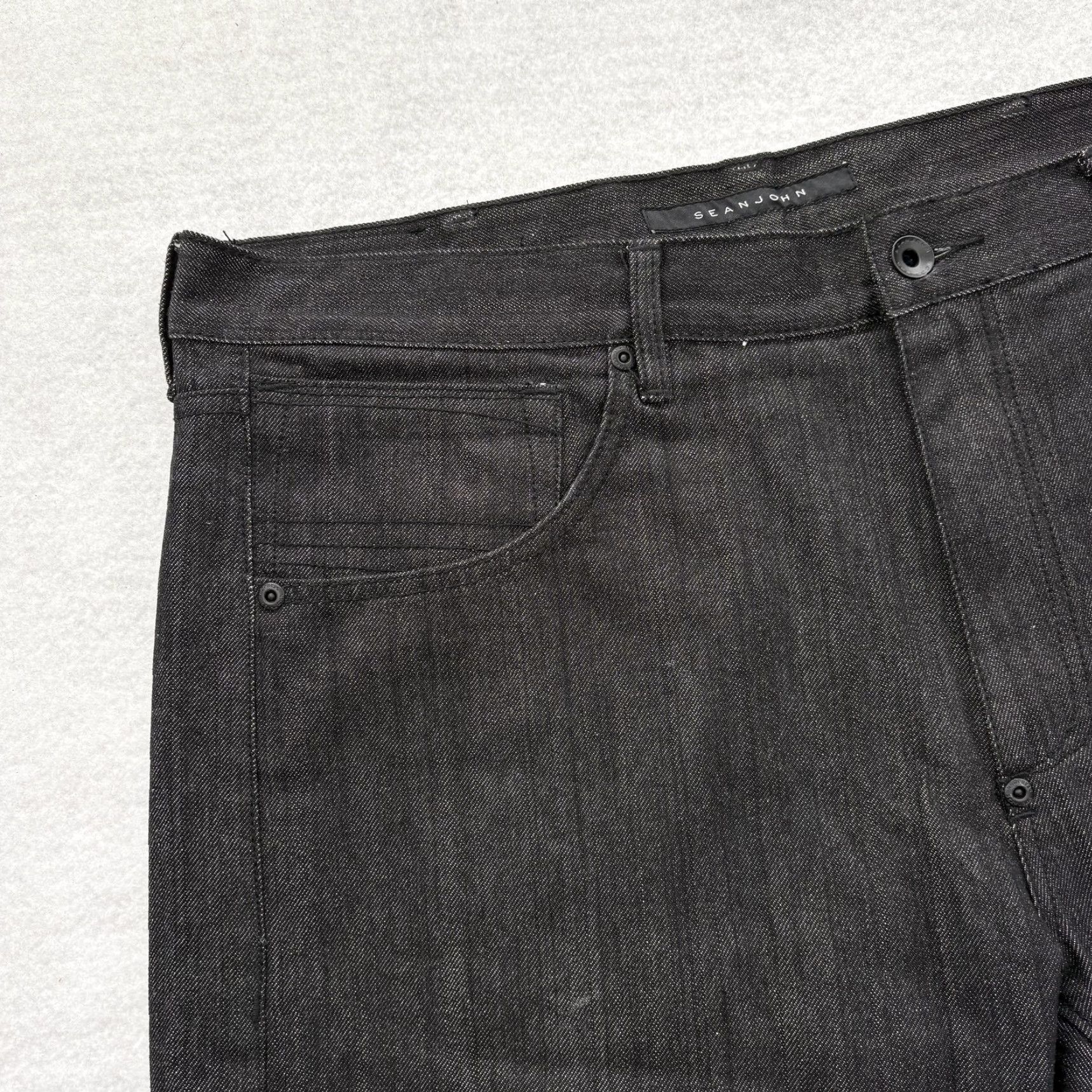 Sean John VINTAGE Sean John Jeans Mens 40x32 Black Hamilton Straight Leg Denim Hip Hop 90s Mens Jeans Size US 40 / EU 56 - 3 Thumbnail