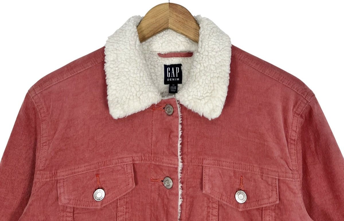 Gap Gap Denim Corduroy Sherpa Jacket Size XS / US 0-2 / IT 36-38 - 6 Thumbnail