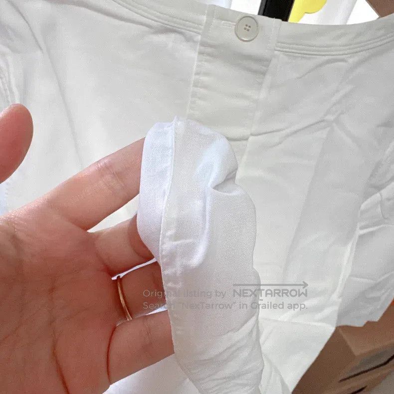 Hermes Hermes Ladies' Pure Cotton Short Sleeve Shirt Size XS / US 0-2 / IT 36-38 - 4 Thumbnail
