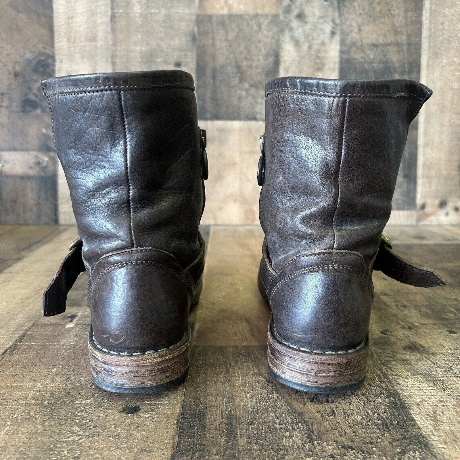 Fiorentini + Baker Fiorentini Baker Side Zip Brown Boots Womens EUR 35 US 5 Size US 5 / IT 35 - 8 Thumbnail