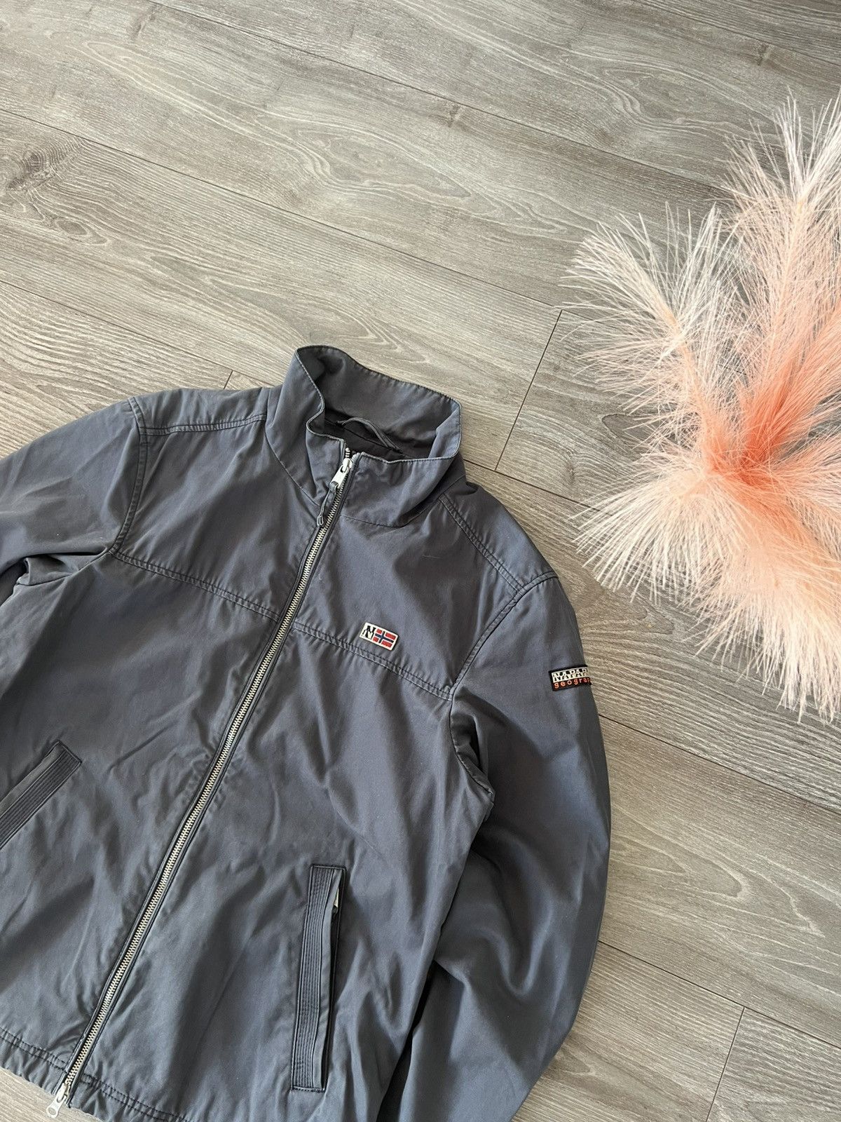 Napapijri × Vintage ‼️Vintage Napapijri Heavy Hard Cotton Streetwear Jacket‼️ Size US XL / EU 56 / 4 - 7 Thumbnail