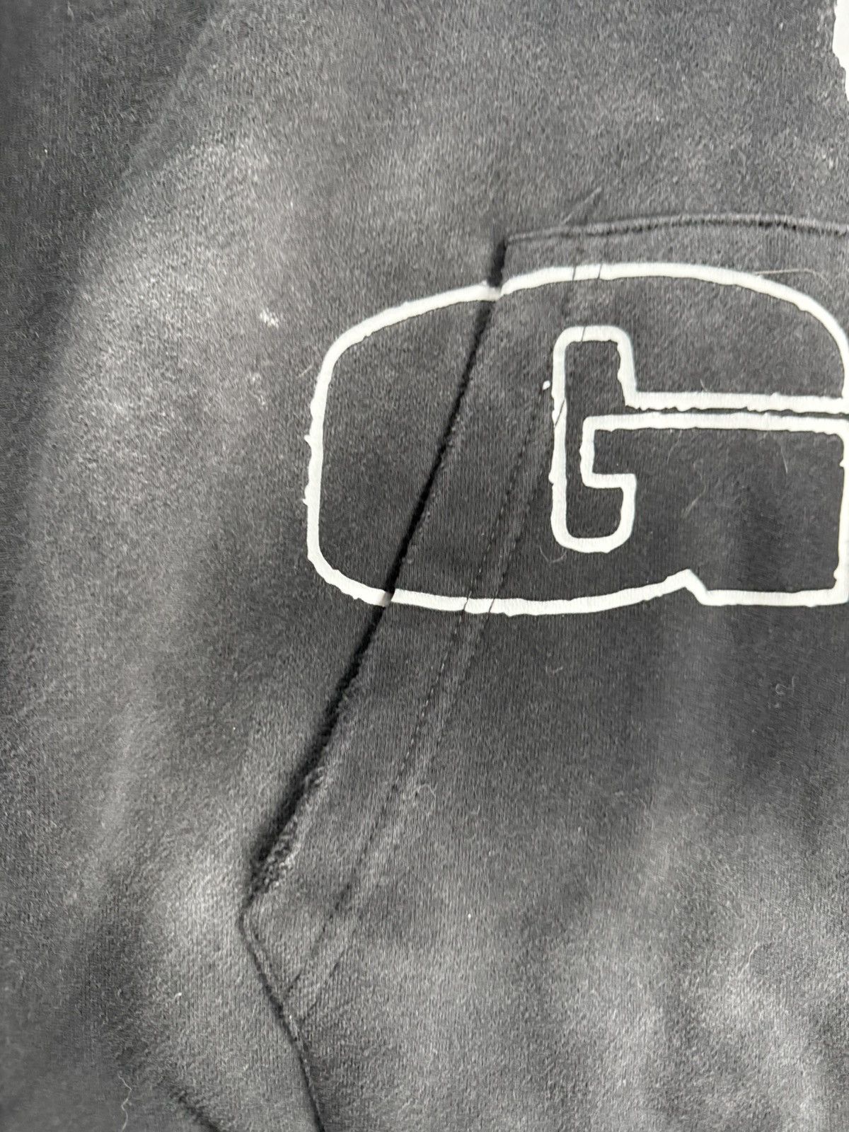 G59 Records 59 thrashed thermal lined zip up (Washed Black) Size US XL / EU 56 / 4 - 6 Thumbnail
