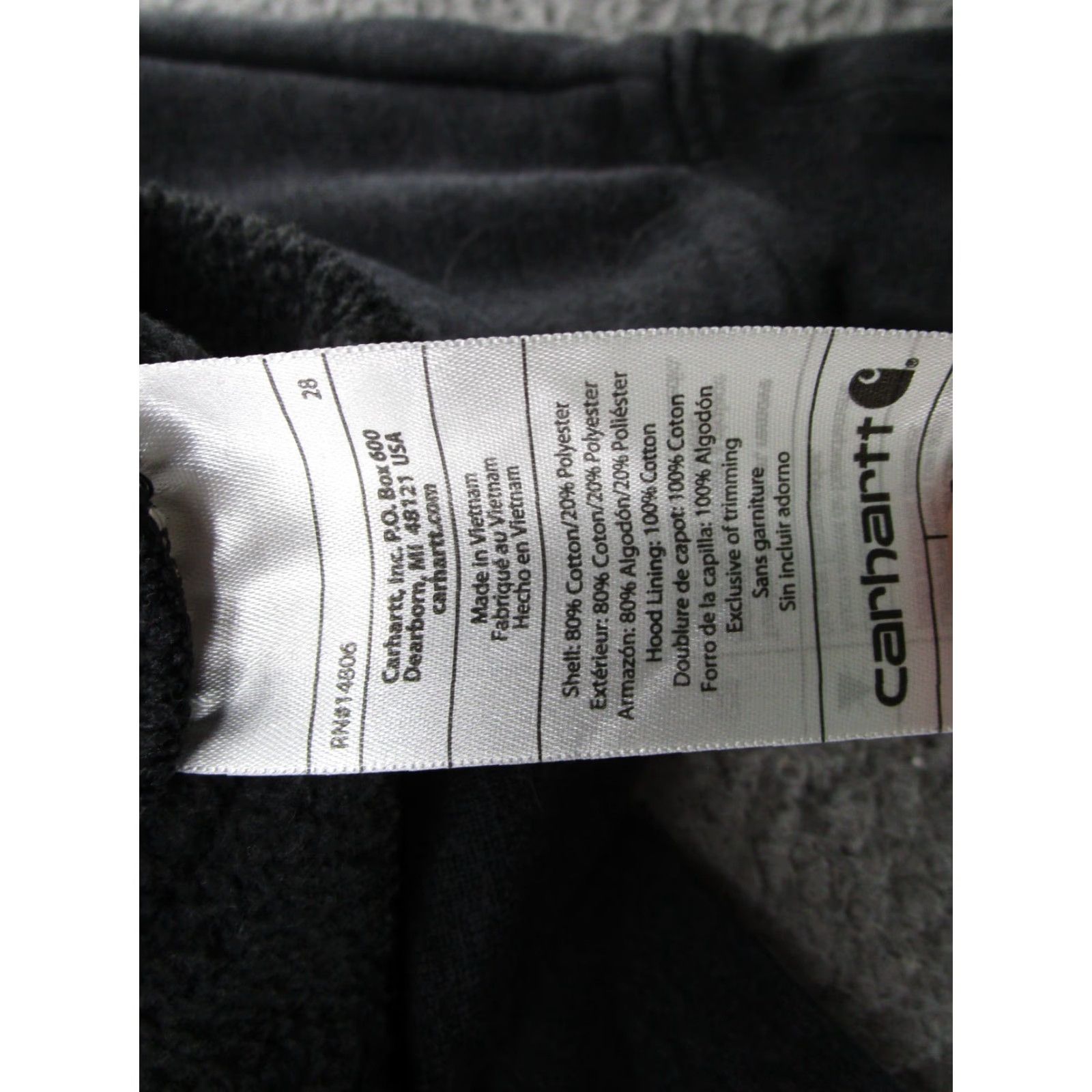 Carhartt Carhartt Sweatshirt Women’s Clarksburg Zip Front Hooded Size M Gray | Full Zip Activewear Outdoor Branding Logo Women's Sweatshirt 100704 Size M / US 6-8 / IT 42-44 - 5 Thumbnail