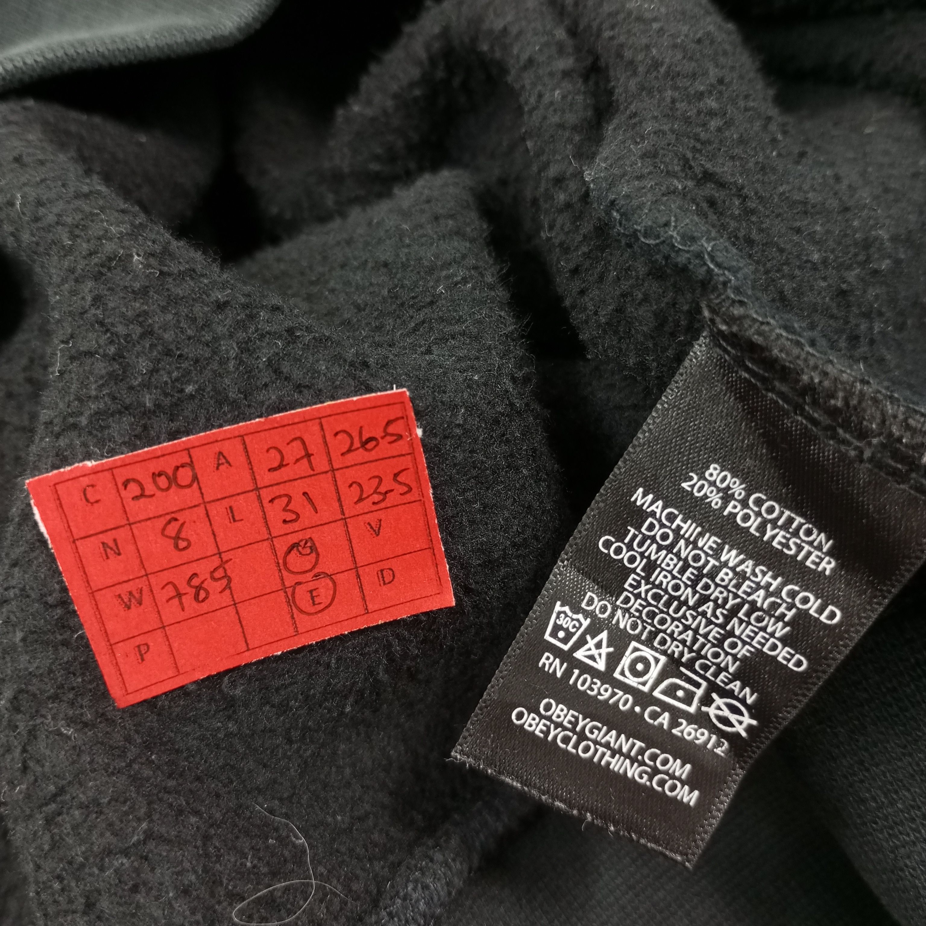 Obey × Vintage Obey Records Streetwear Style Center Design Hoodies Size US XXL / EU 58 / 5 - 9 Thumbnail