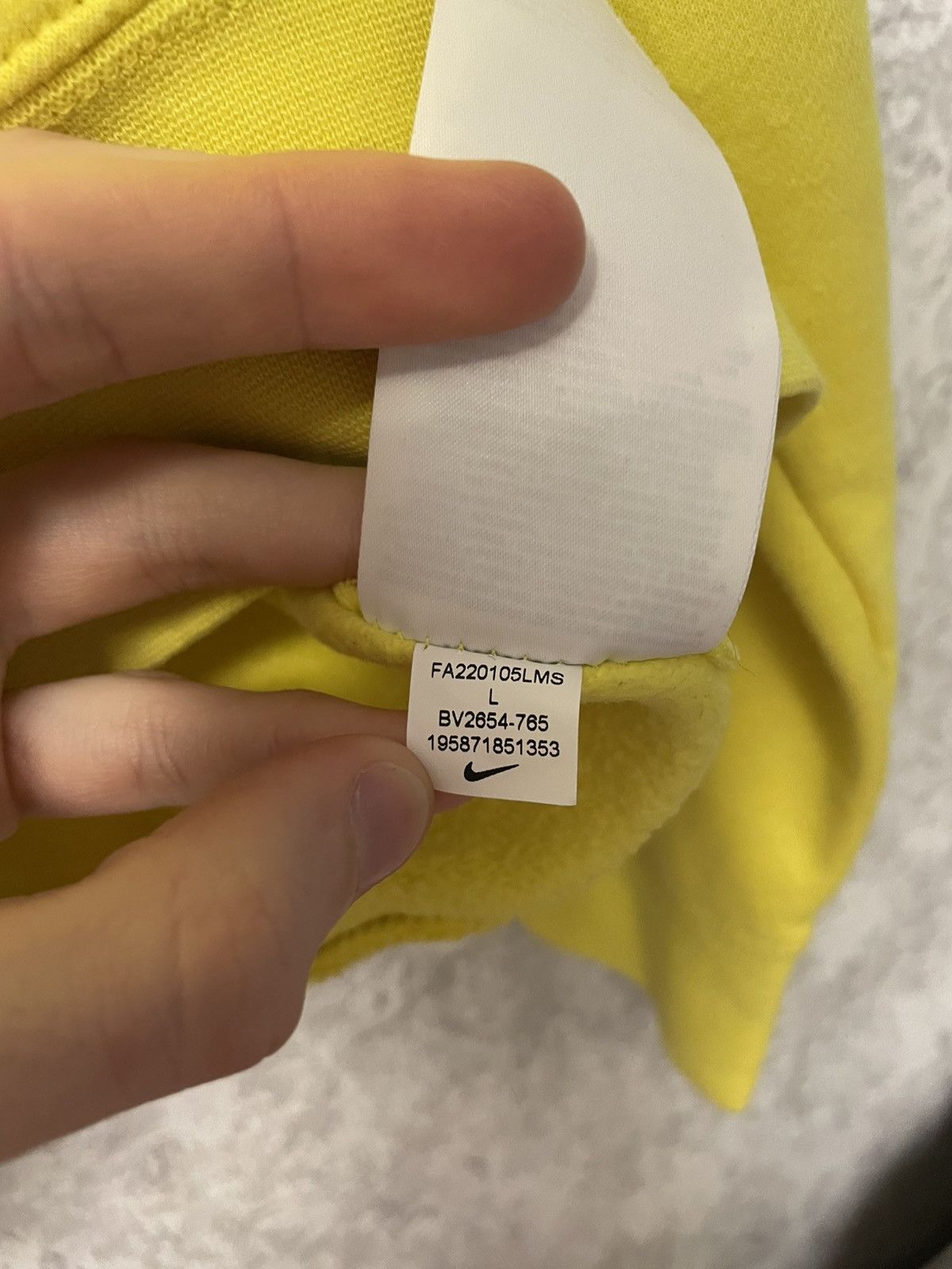 Nike Nike Basic Yellow Hoodie Streetwear Y2K Size US L / EU 52-54 / 3 - 9 Thumbnail