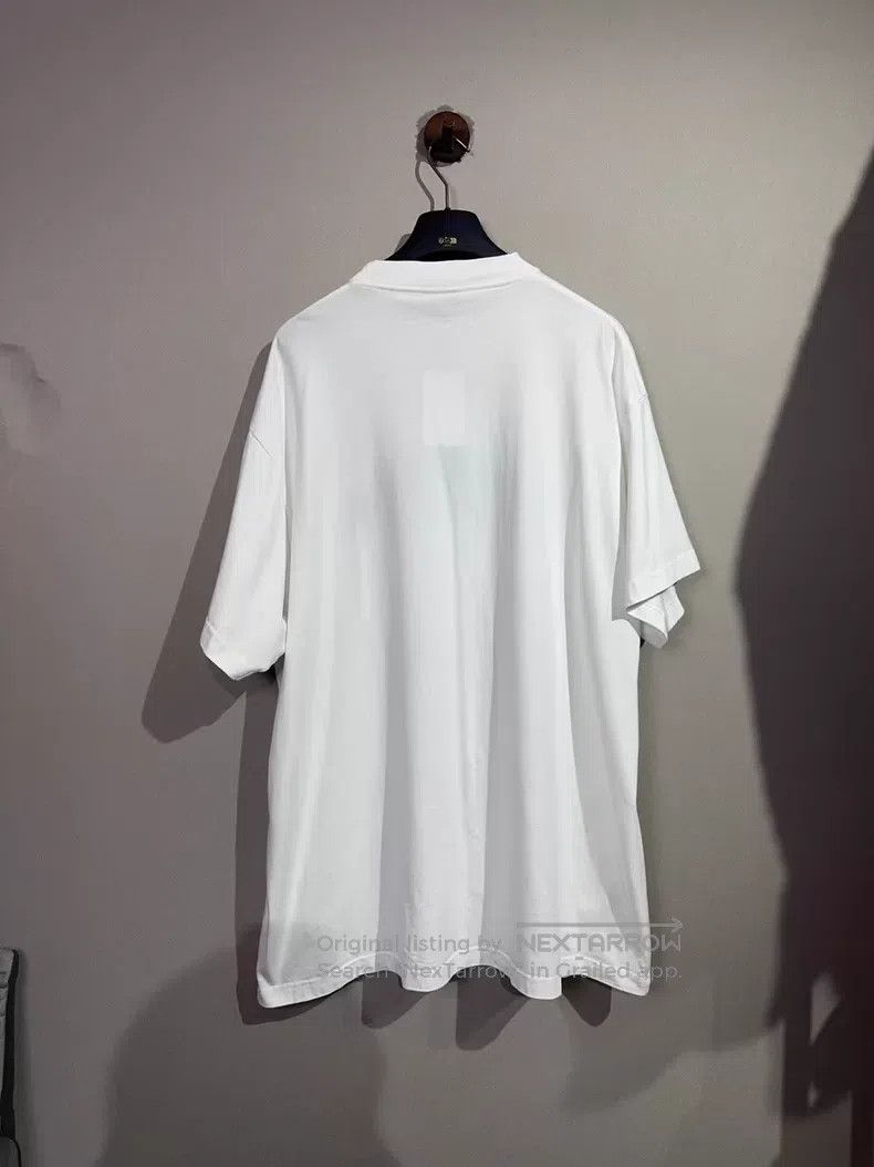 Balenciaga Balenciaga Embroidered Reversed Letter Logo Short Sleeve Size US L / EU 52-54 / 3 - 2 Thumbnail
