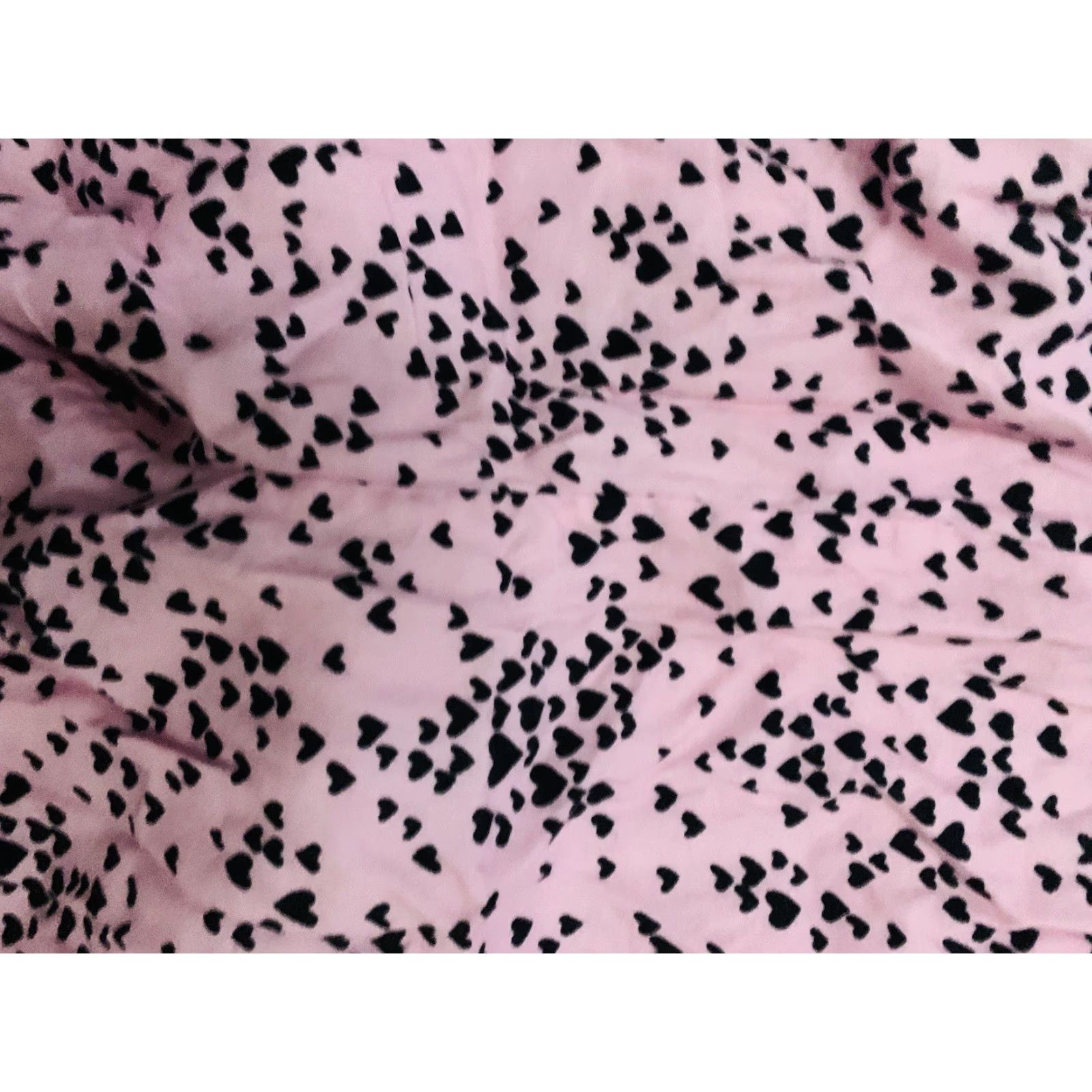 Victoria's Secret Victoria's Secret Pajama Bottoms Womens 2XL Pink Black Heart Shapes Pajama Pants *Regular* Cotton Size 40" / US 18 - 2 Thumbnail