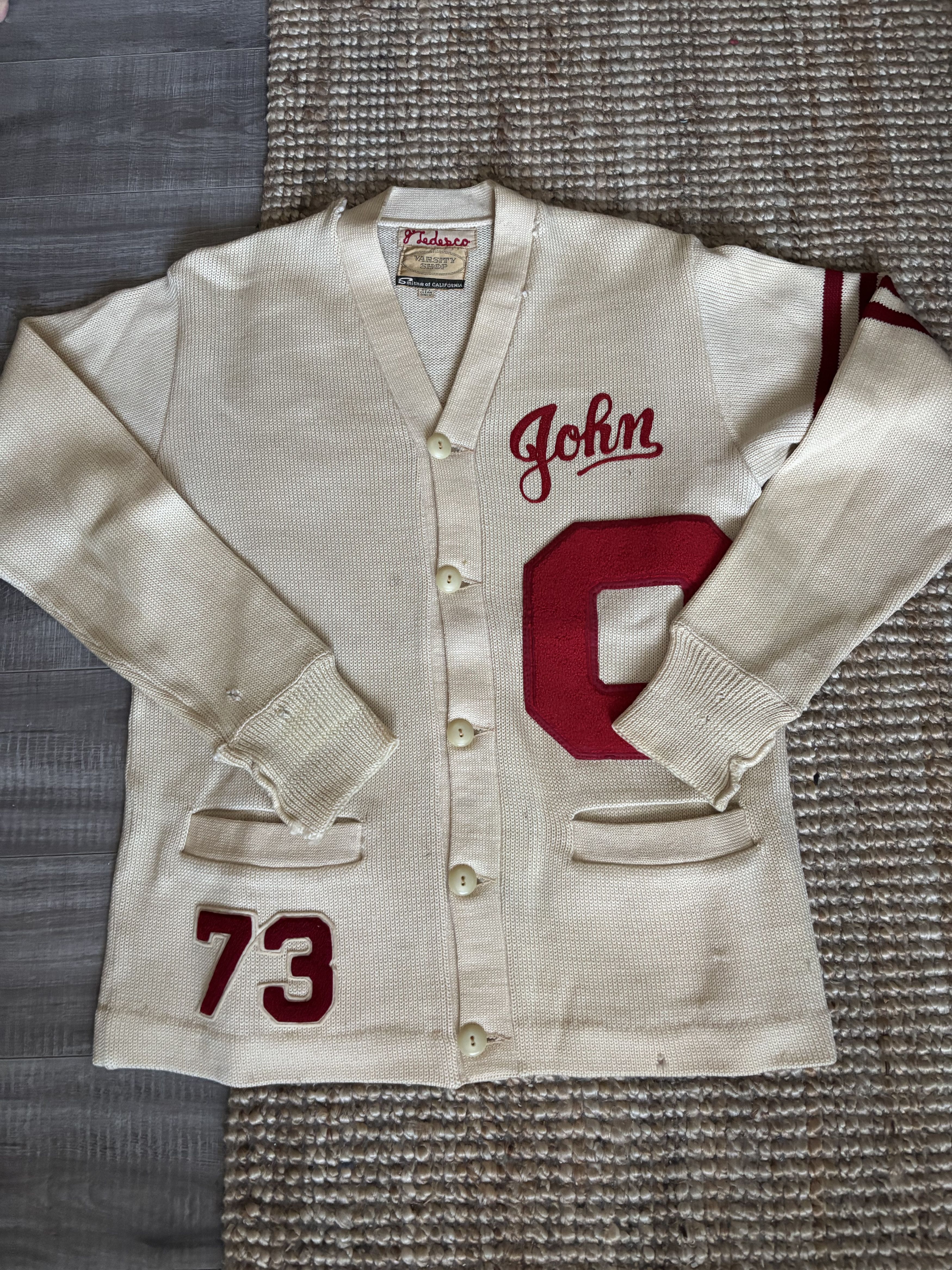 Vintage 1973 4-Year Varsity Letterman Size US M / EU 48-50 / 2 - 1 Thumbnail