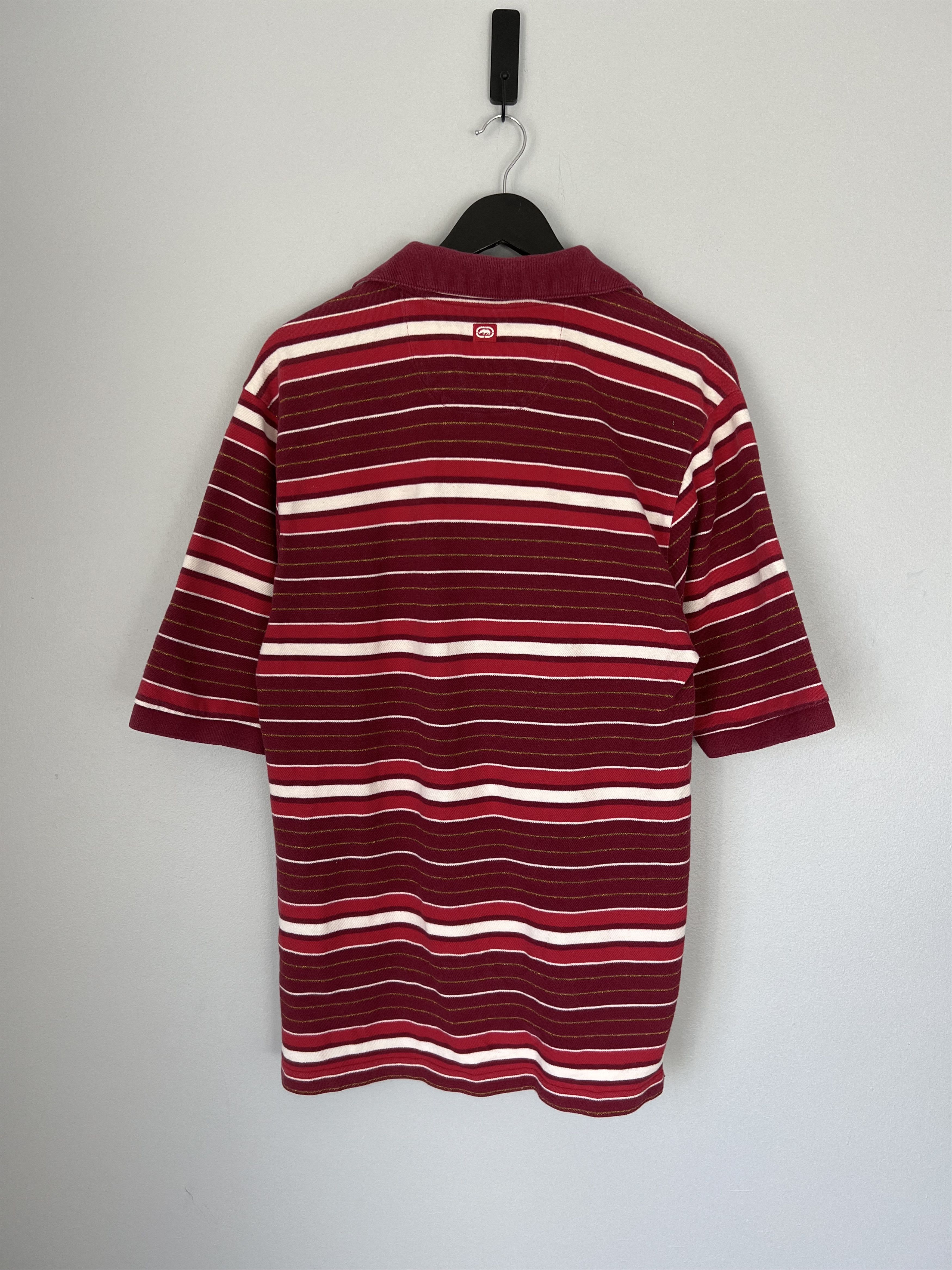 Ecko Unltd. Y2K Ecko Unltd. Striped Polo in Red Size US M / EU 48-50 / 2 - 5 Thumbnail
