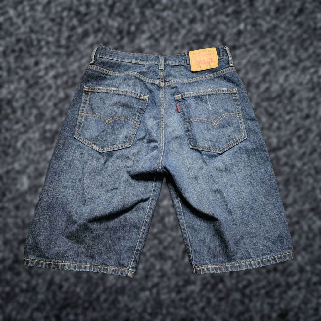 Levi's Levi's 569 Shorts Mens 32 Denim Dark Wash Blue Regular Size US 32 / EU 48 - 1 Thumbnail