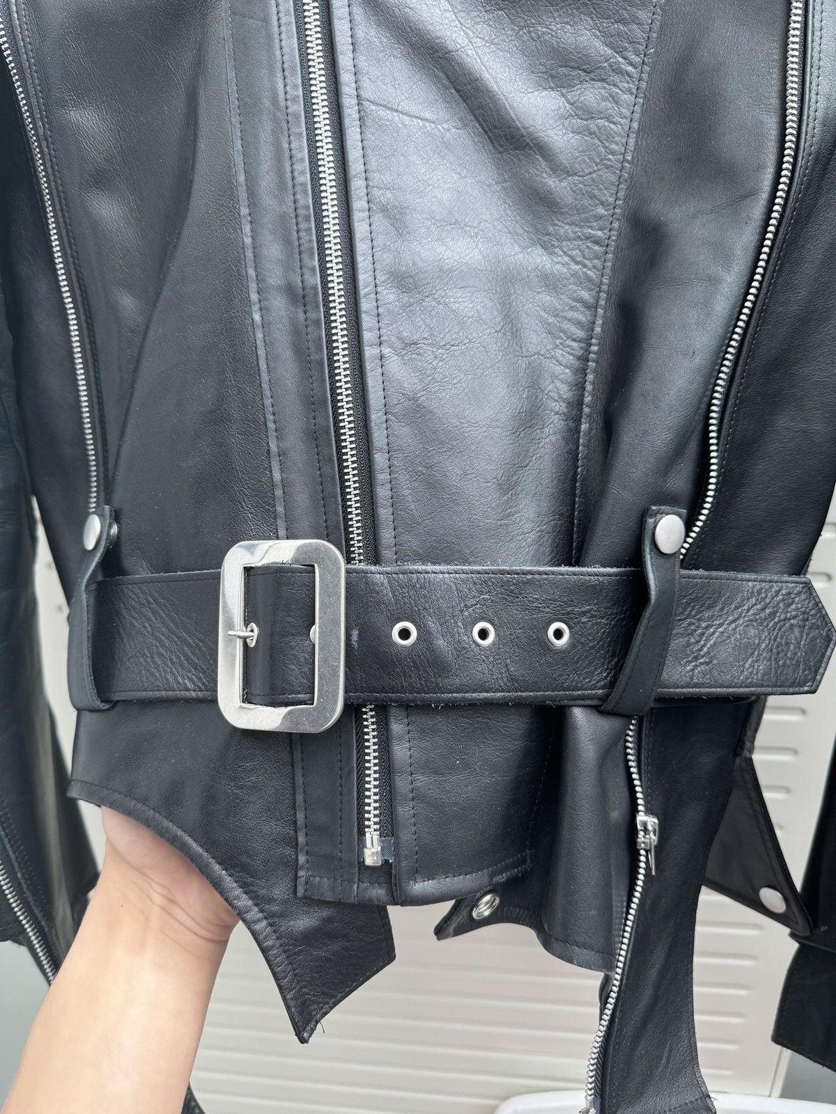 Comme des Garcons × Comme des Garcons Homme Plus × Junya Watanabe Junya Watanabe Comme des Garçons Leather Jacket Perfecto Size US M / EU 48-50 / 2 - 5 Thumbnail