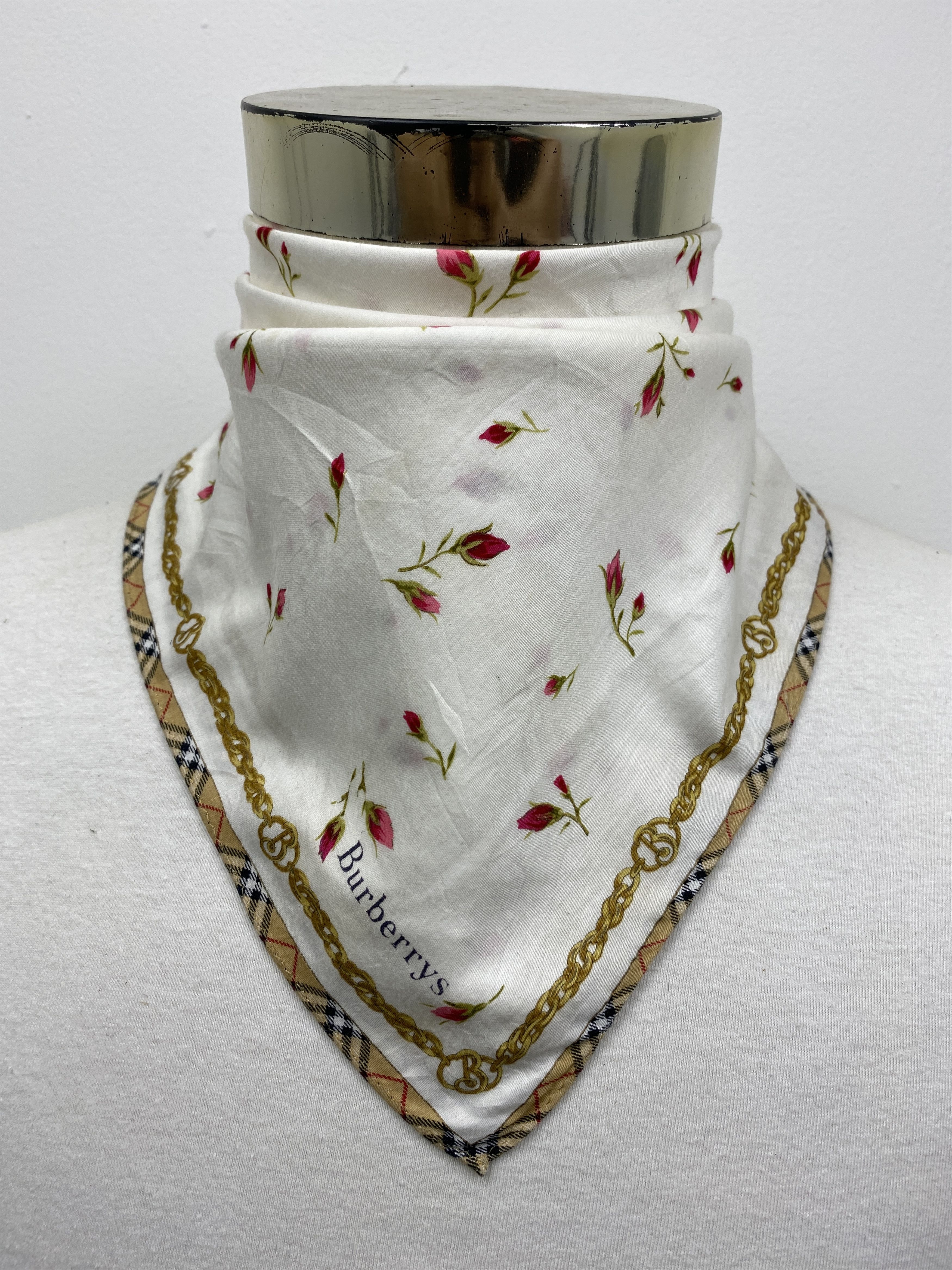 Burberry Burberrys Handkerchief / Bandana / Neckerchief HKC0246 Size ONE SIZE - 2 Thumbnail
