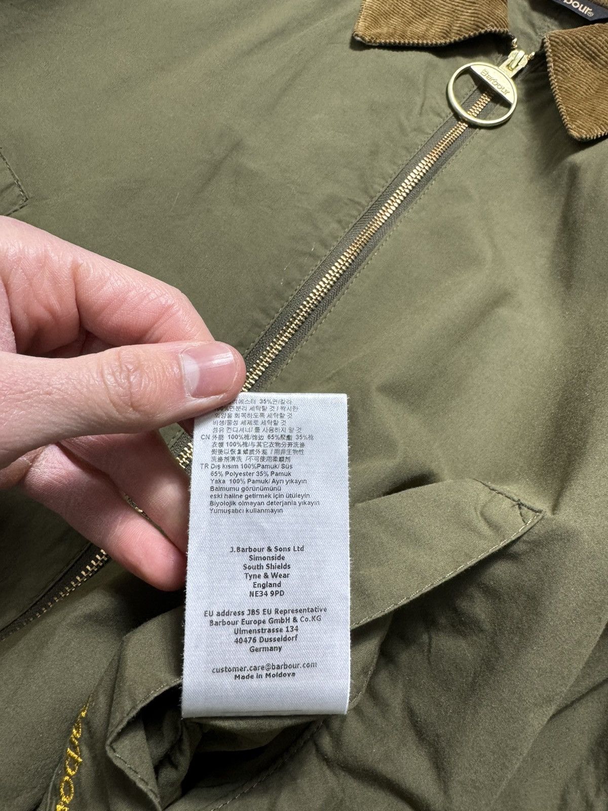 Barbour Barbour Women’s Caltin Showerproof Jacket Size UK 16 Size XL / US 12-14 / IT 48-50 - 13 Thumbnail