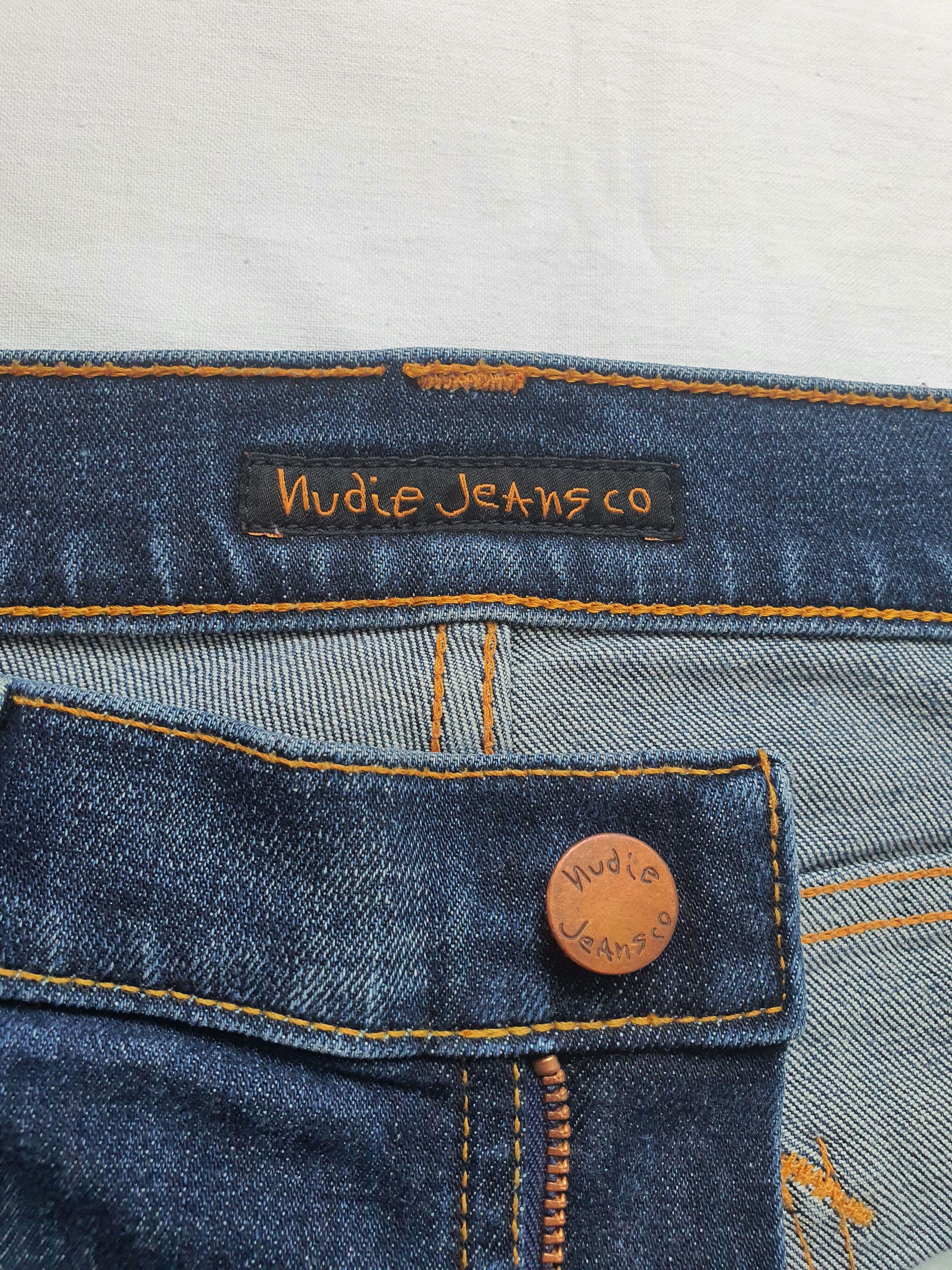 Nudie Jeans TUBE KELLY (N587) Women's Denim (Org. Dark Indigo Wash) Size 31" - 5 Thumbnail
