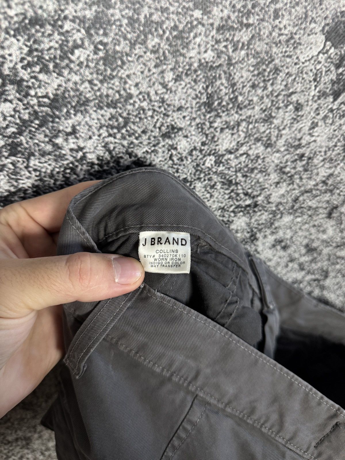 J Brand J Brand Cargo Pants Vintage Y2K Streetwear Gray Size 34 Size US 34 / EU 50 - 7 Thumbnail