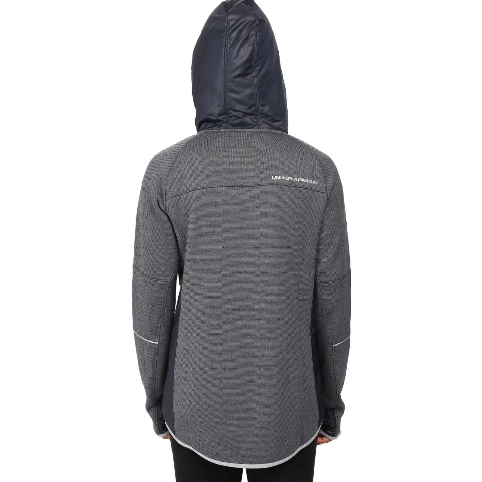 Under Armour Under Armour Women's Storm 1 Swacket Full Zip Hoodie XL Gray Logo Embroidered Zip Pockets Size XL / US 12-14 / IT 48-50 - 6 Thumbnail