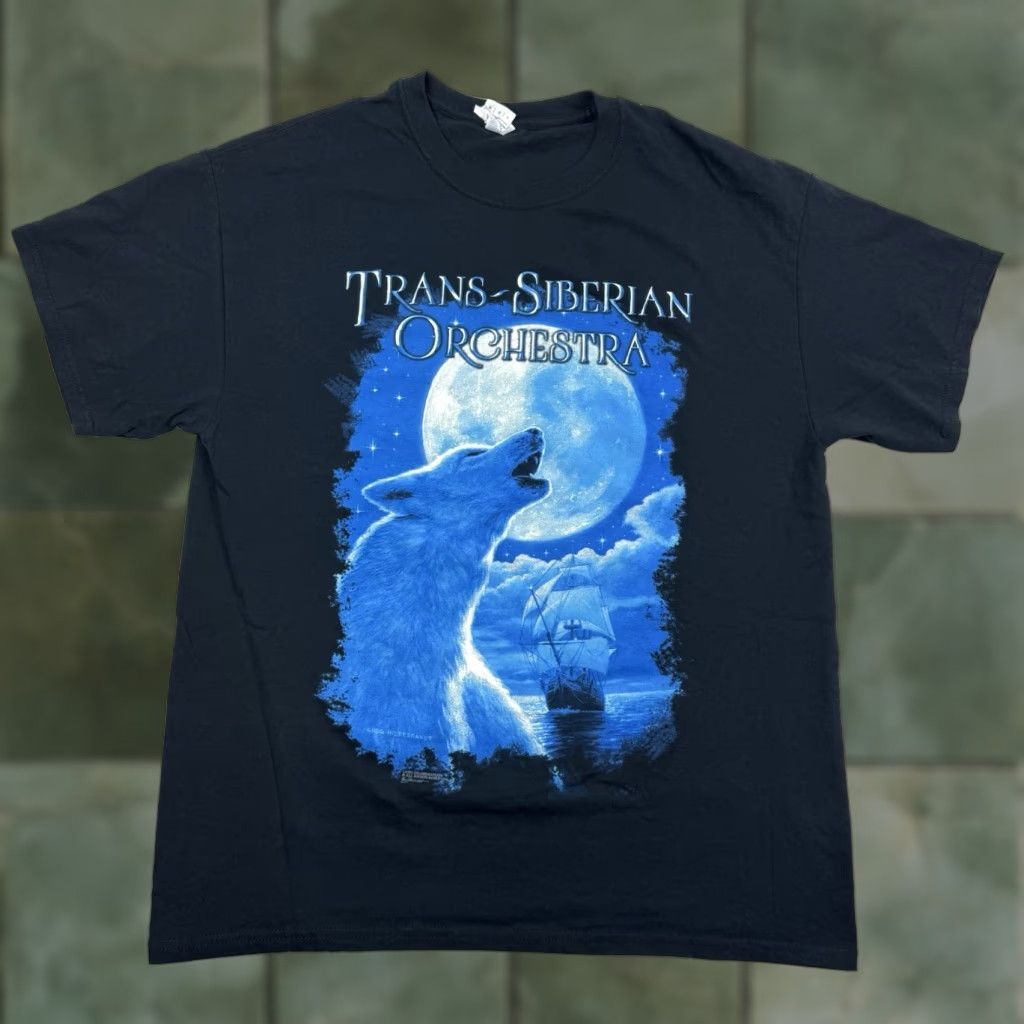 Gildan Trans Siberian Orchestra Tour T Shirt 2015 Adult Large Music Band Tee America Size US L / EU 52-54 / 3 - 1 Thumbnail