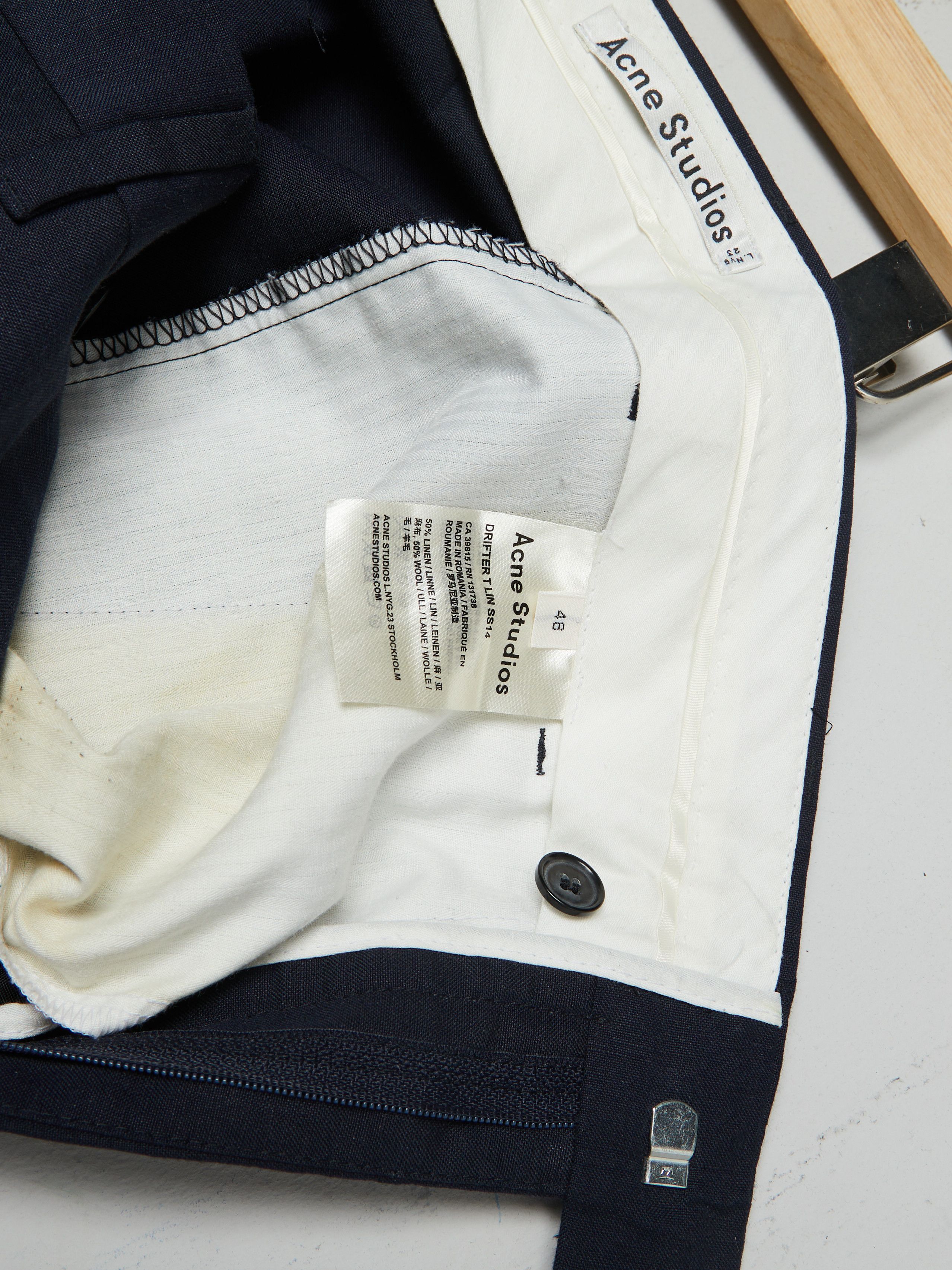 Acne Studios Acne Studios SS14 Drifter Suit Trousers Size US 32 / EU 48 - 5 Thumbnail