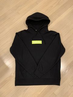 Supreme box logo black on sale lime