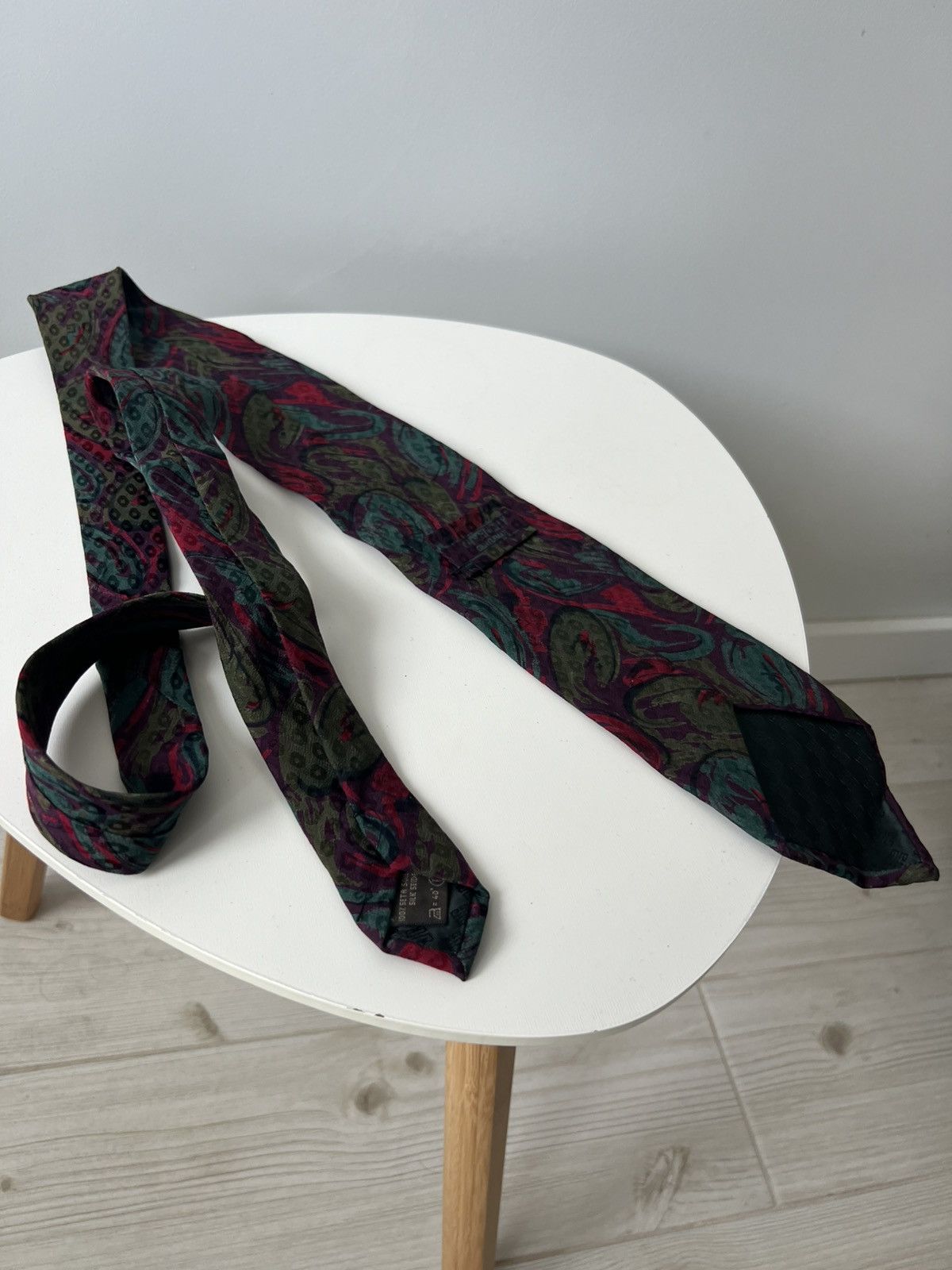 Givenchy Vintage GIVENCHY Gentleman Silk Tie Paisley Print Size ONE SIZE - 5 Thumbnail