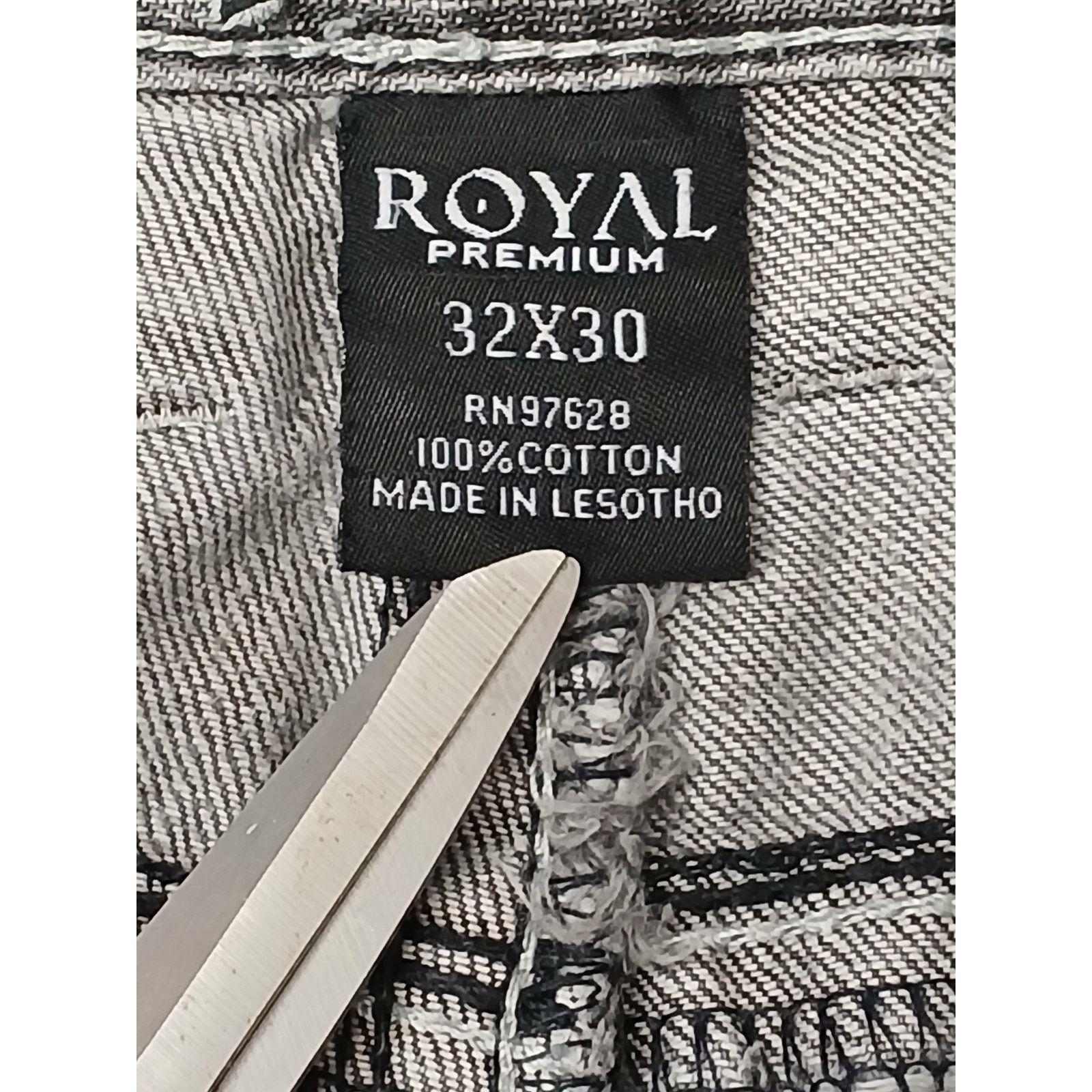 Other Royal (32x30) Mens Gray Straight Boot Cut Denim Jeans Size US 32 / EU 48 - 9 Thumbnail