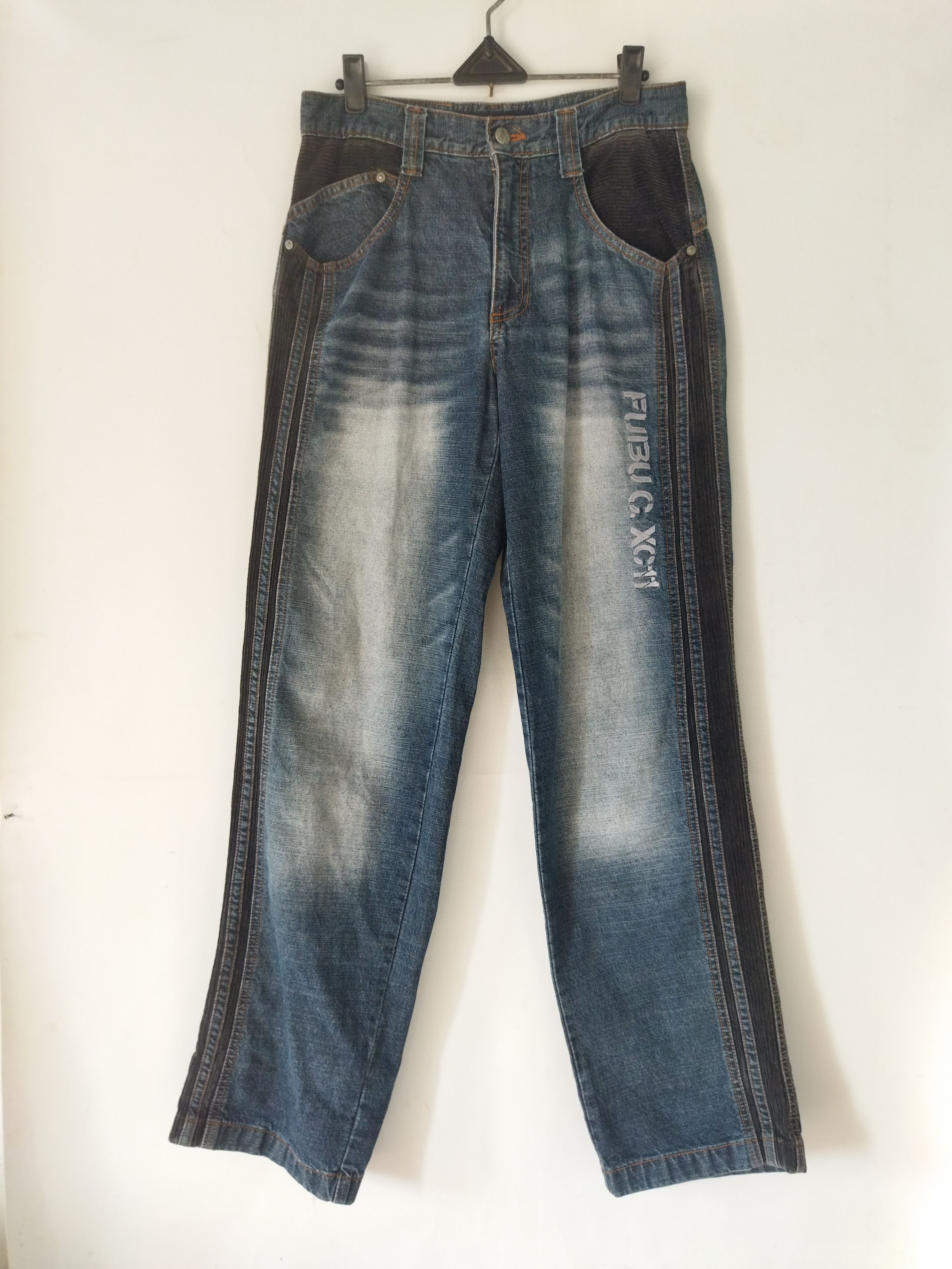 image of Y2K Fubu Apparel Company Cxc11 Denim in Indigo Blue, Men's (Size 30)