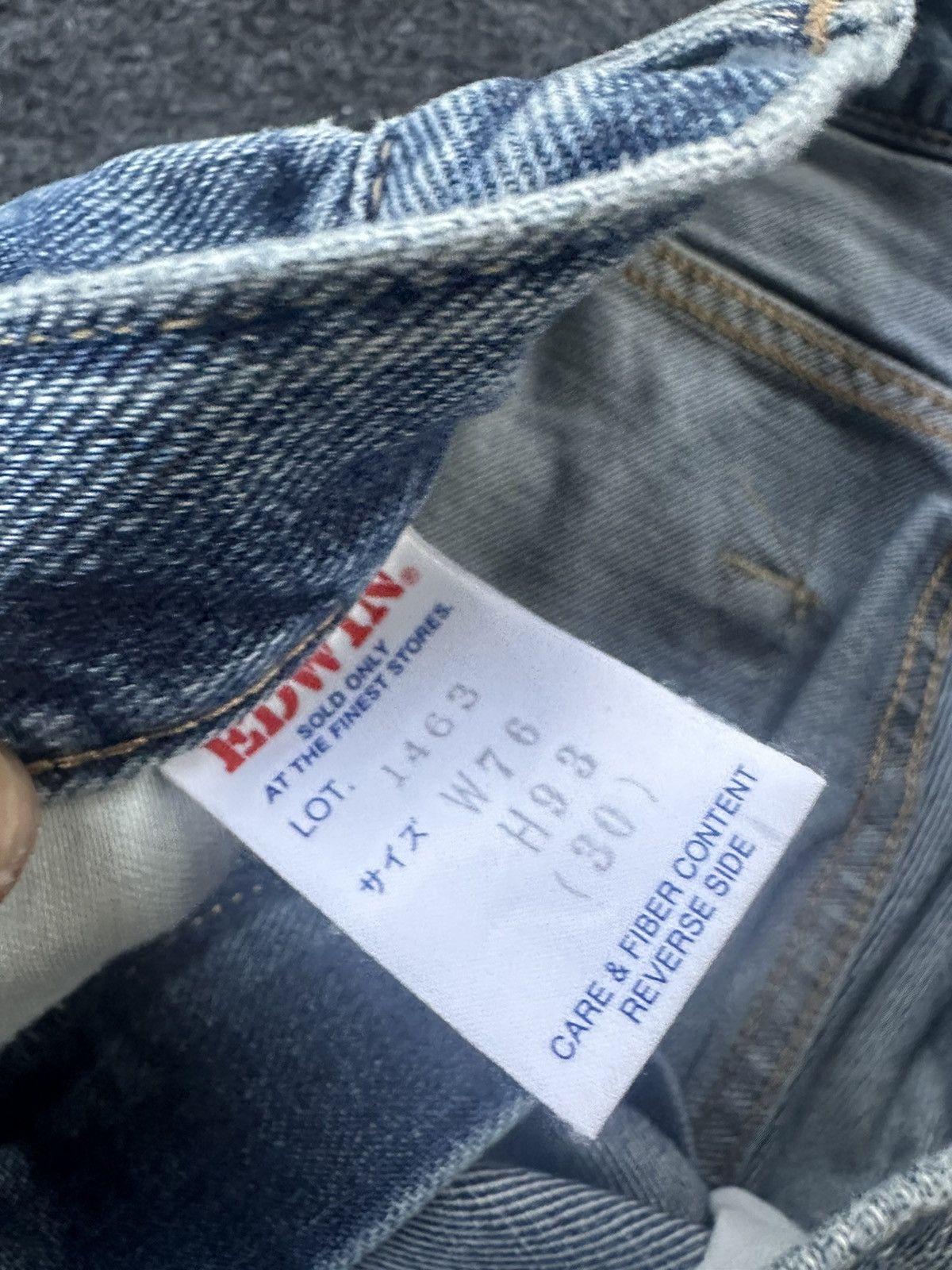 Edwin Vintage Edwin Baggy Lot 1463 Faded Vintage Denim 30x28 D300 Size US 30 / EU 46 - 12 Thumbnail