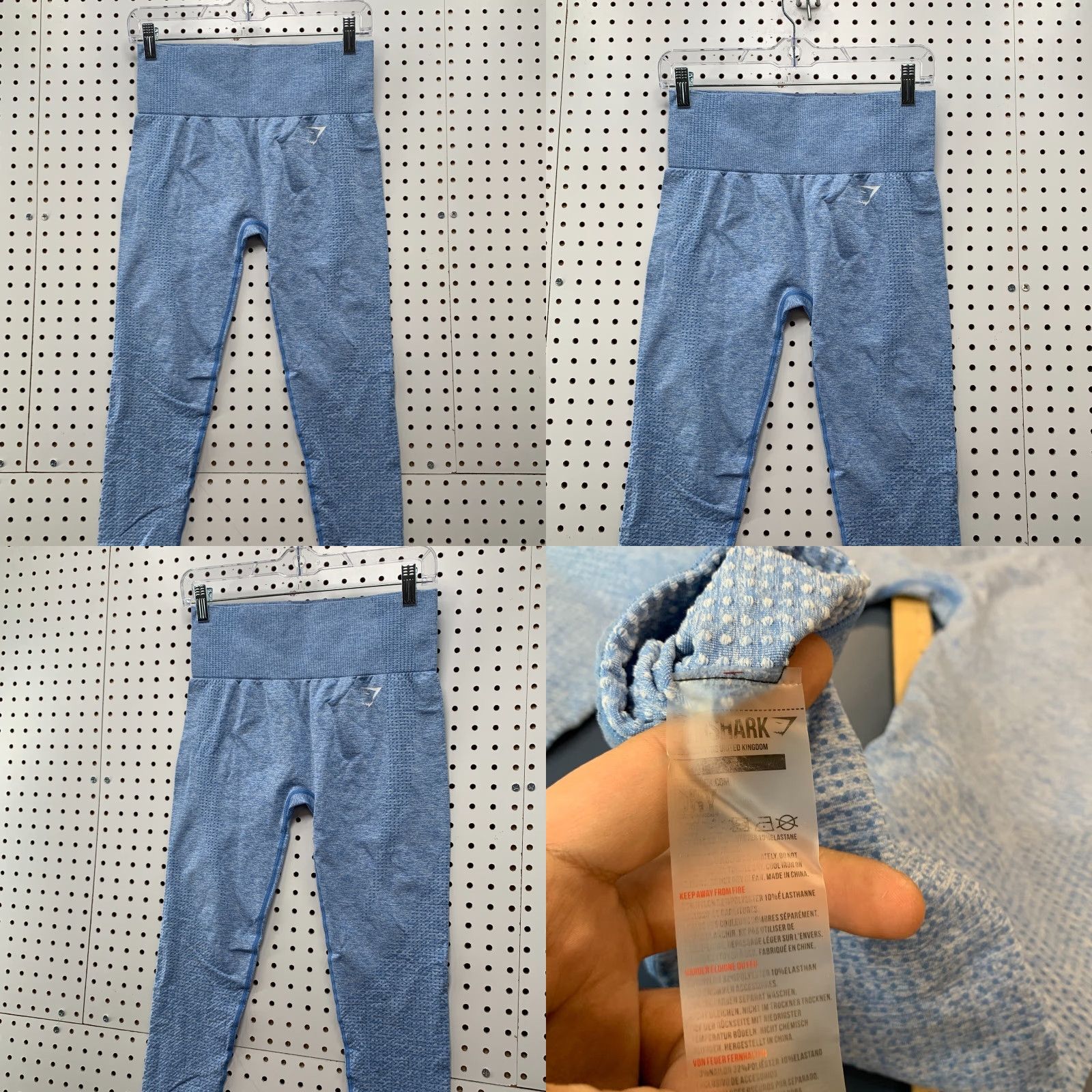 Fabletics Fabletics Yoga Leggings Pants Womens Large Sky Blue Cropped Activewear 27in Inseam Size 36" / US 14 / IT 50 - 8 Thumbnail