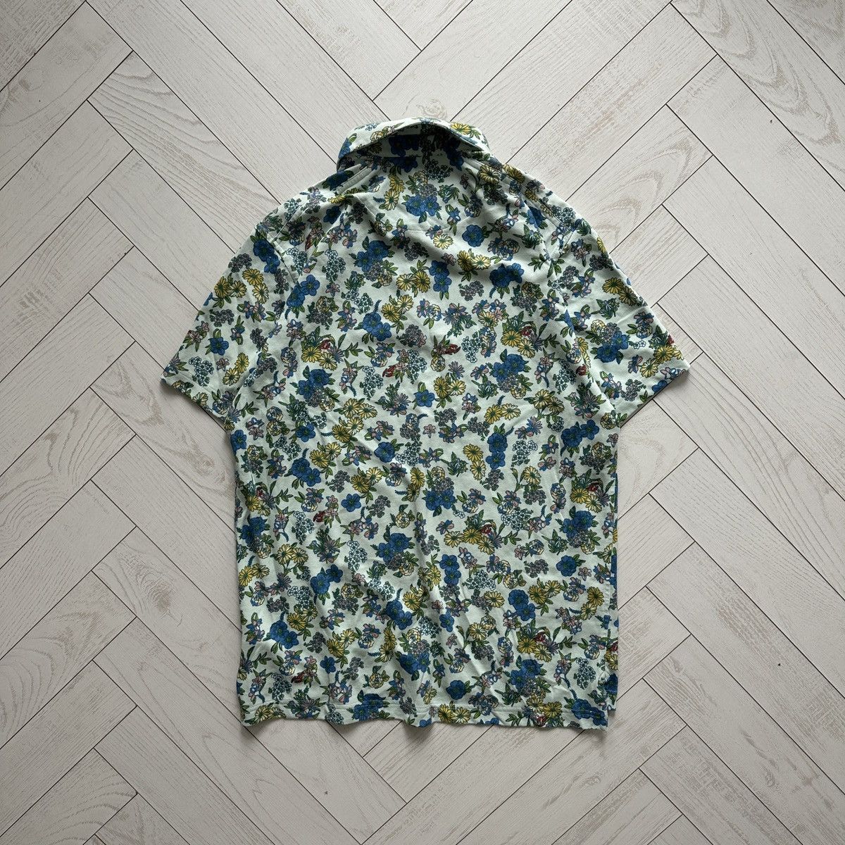 Nike Nike polo golf floral print streetwear vintage rare lobster Size US M / EU 48-50 / 2 - 10 Thumbnail