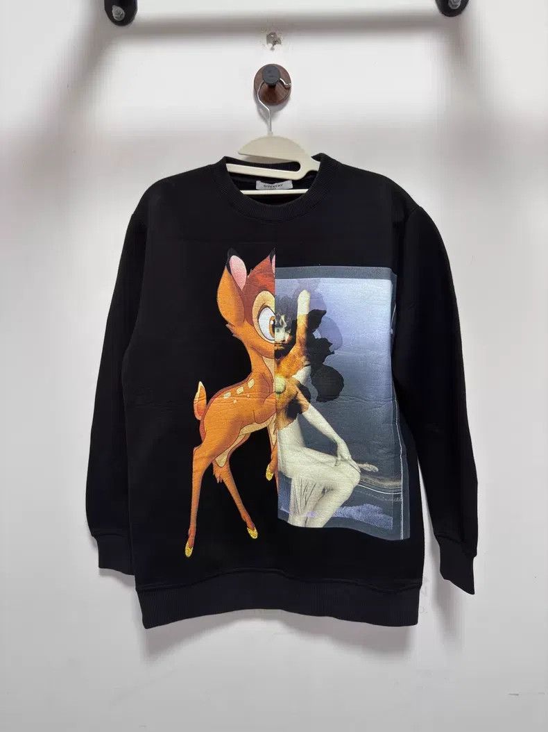 Givenchy Givenchy Deer Print Long Sleeve Hoodie Size US XS / EU 42 / 0 - 1 Thumbnail