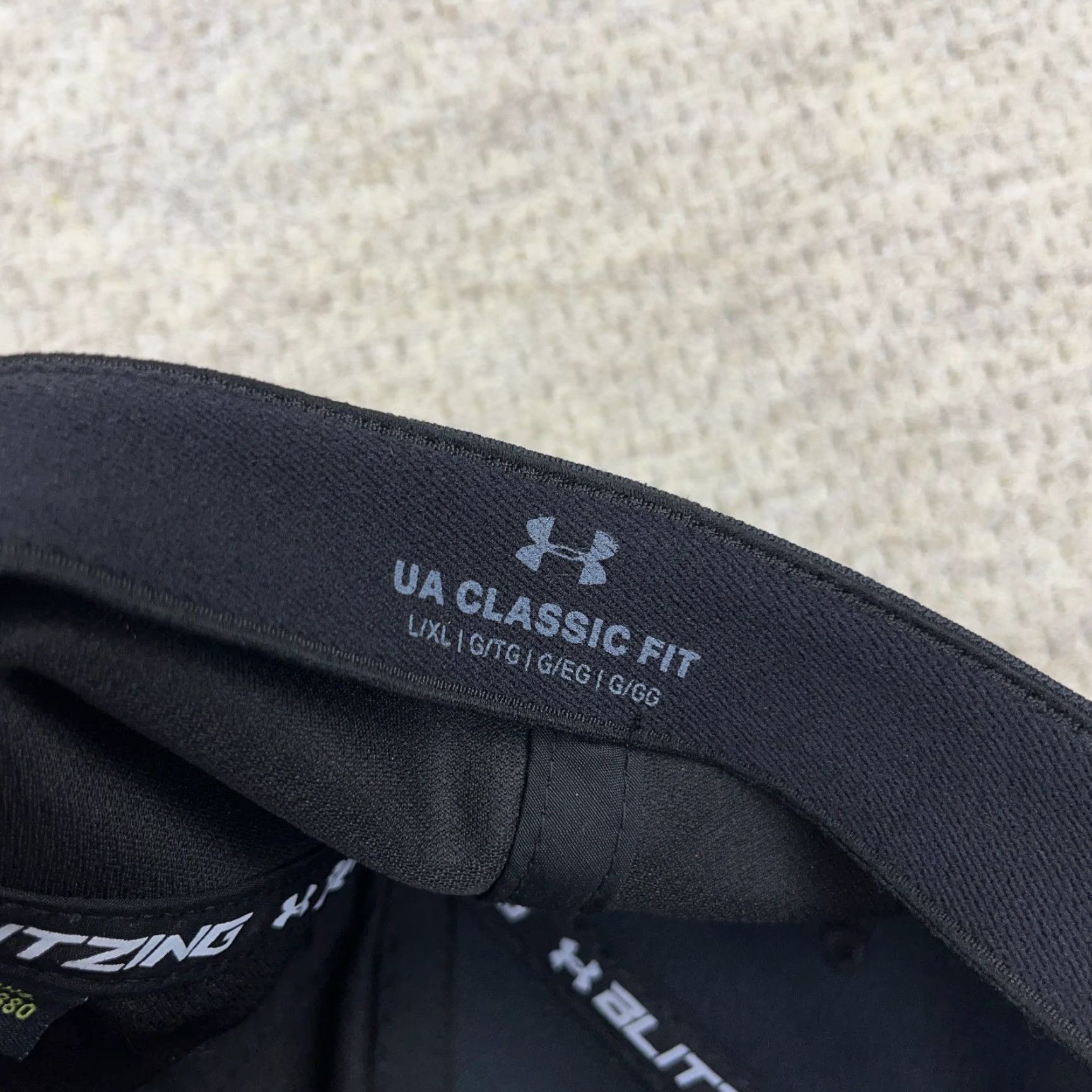 Under Armour Under Armour Hat Cap Stretch Fit Size L/XL Freedom USA Flag Black Polyester Jersey Baseball Cap Men XL Adjustable Lightweight Stretch Cap Size ONE SIZE - 7 Thumbnail