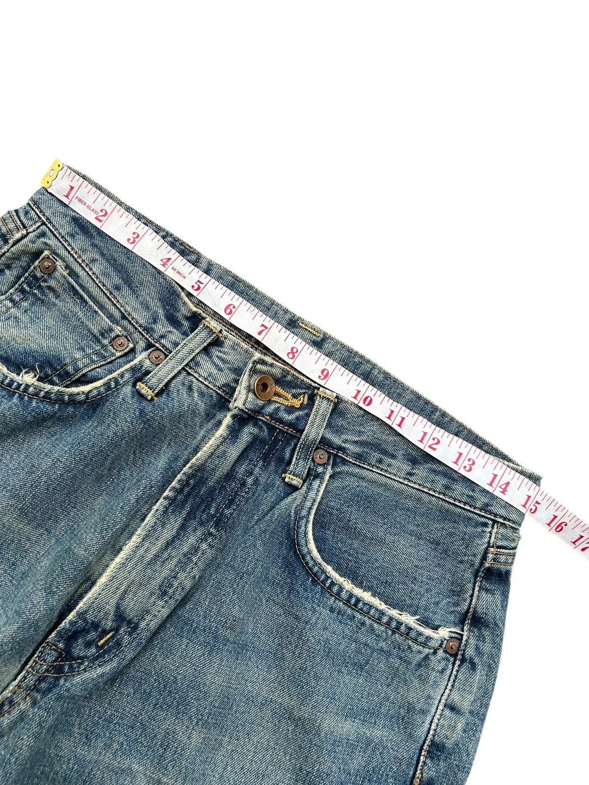 Japanese Brand × Kapital × Vintage Edwin Selvedge Baggy Distressed Vintage Denim Jeans Size US 30 / EU 46 - 9 Thumbnail