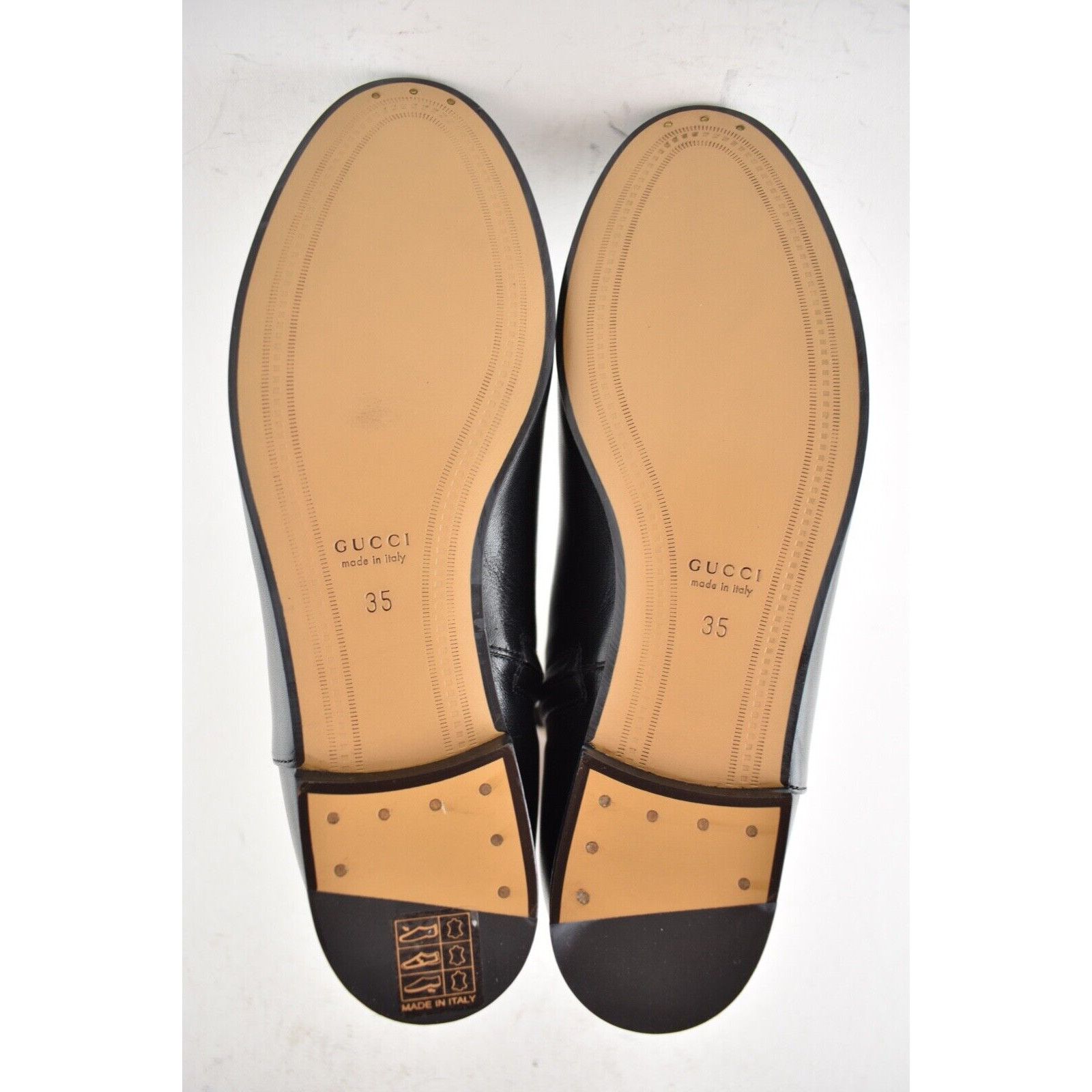 Gucci Gucci New Jordaan Black Leather Horsebit Short Chelsea Size US 5 / IT 35 - 12 Thumbnail