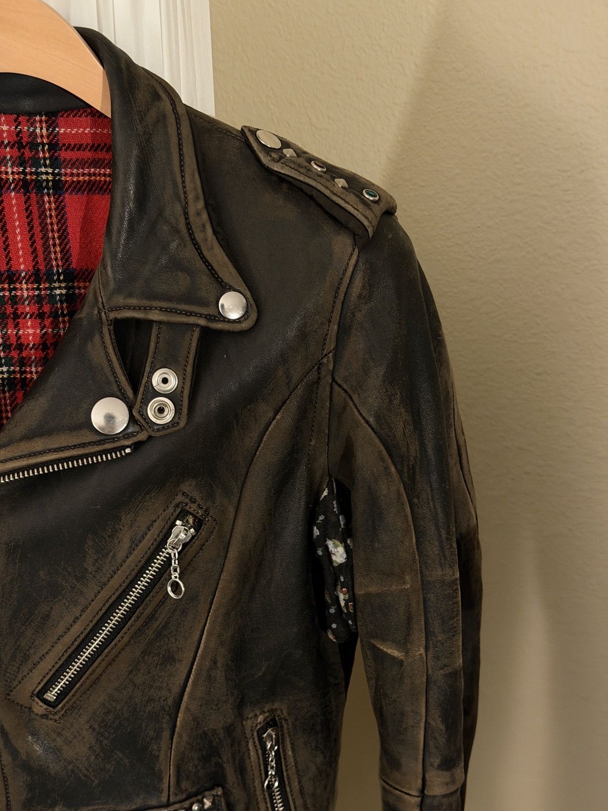 Undercover UNDERCOVER - FW04《But Beautiful》Faded leather jacket Size M / US 6-8 / IT 42-44 - 3 Thumbnail