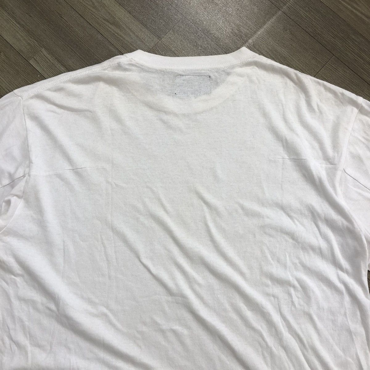 Japanese Brand × Number (N)ine × Takahiromiyashita The Soloist. Vintage Number (N)ine Denim Spell Out White Tee Size US M / EU 48-50 / 2 - 14 Thumbnail