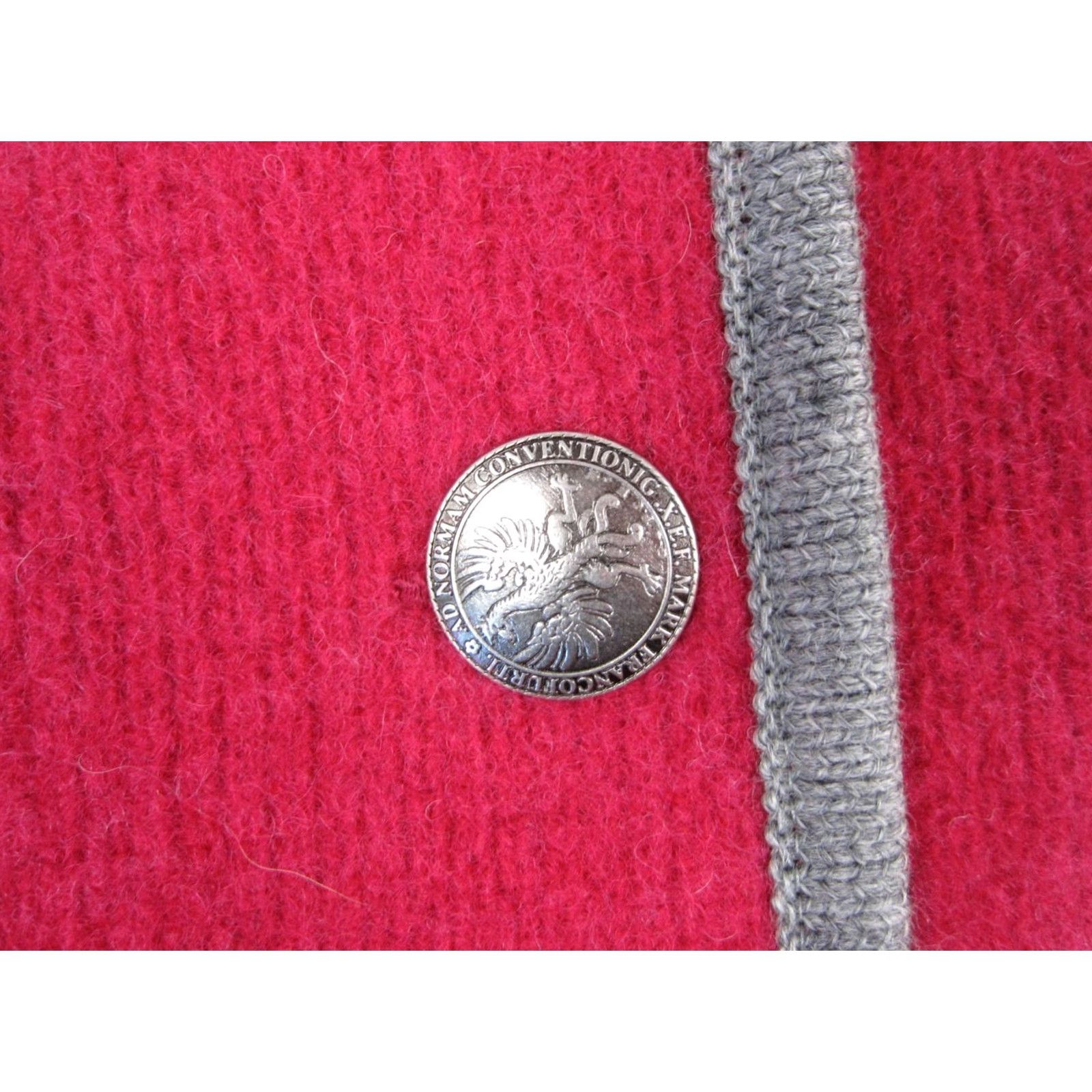 Vintage VINTAGE Stapf Cardigan Womens M Red Wool Trachten Sweater Heavy 80s 90s Classic Cardigan Womens Clothing Size M / US 6-8 / IT 42-44 - 6 Thumbnail